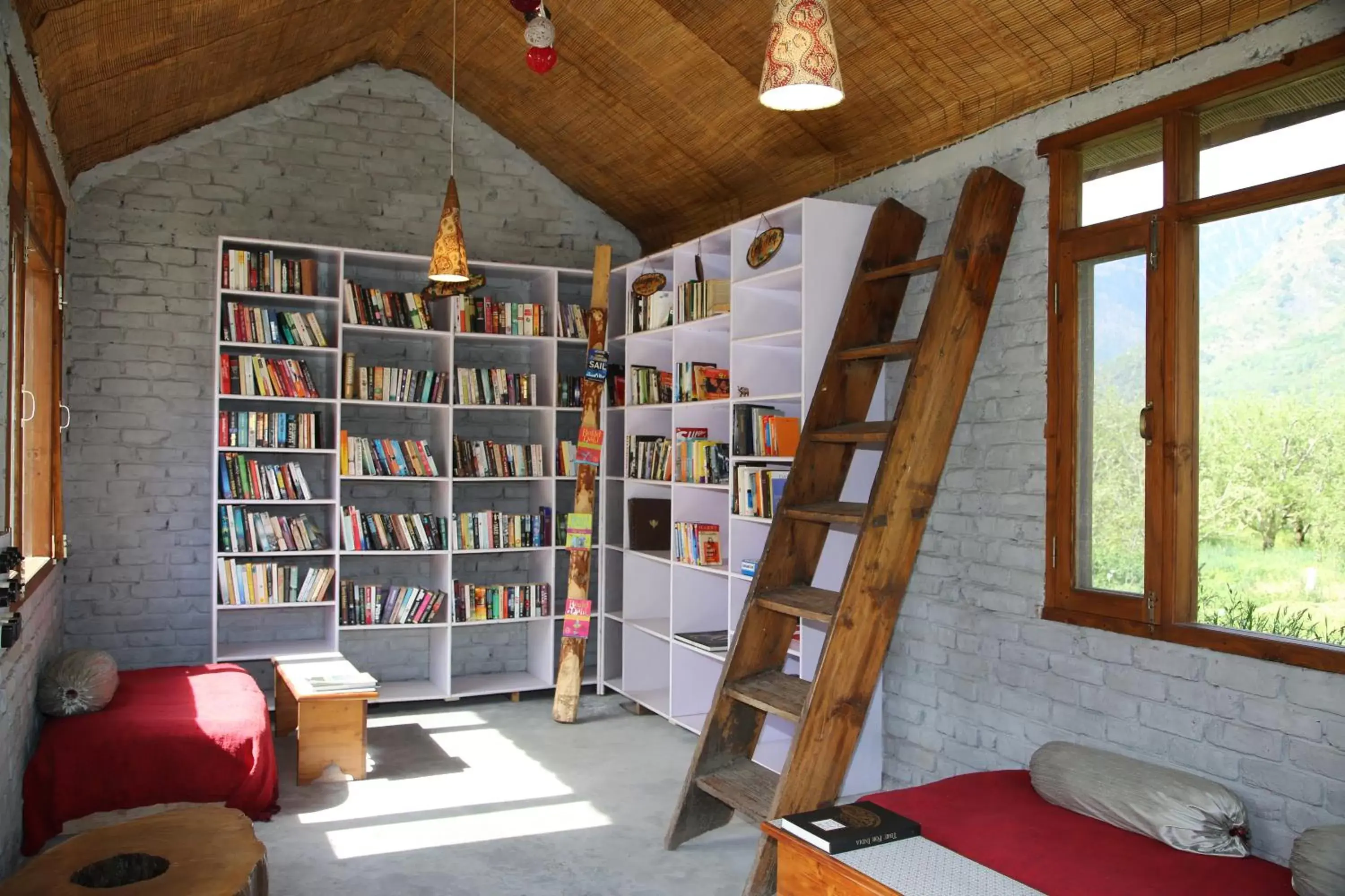 Library in Larisa Resort Manali