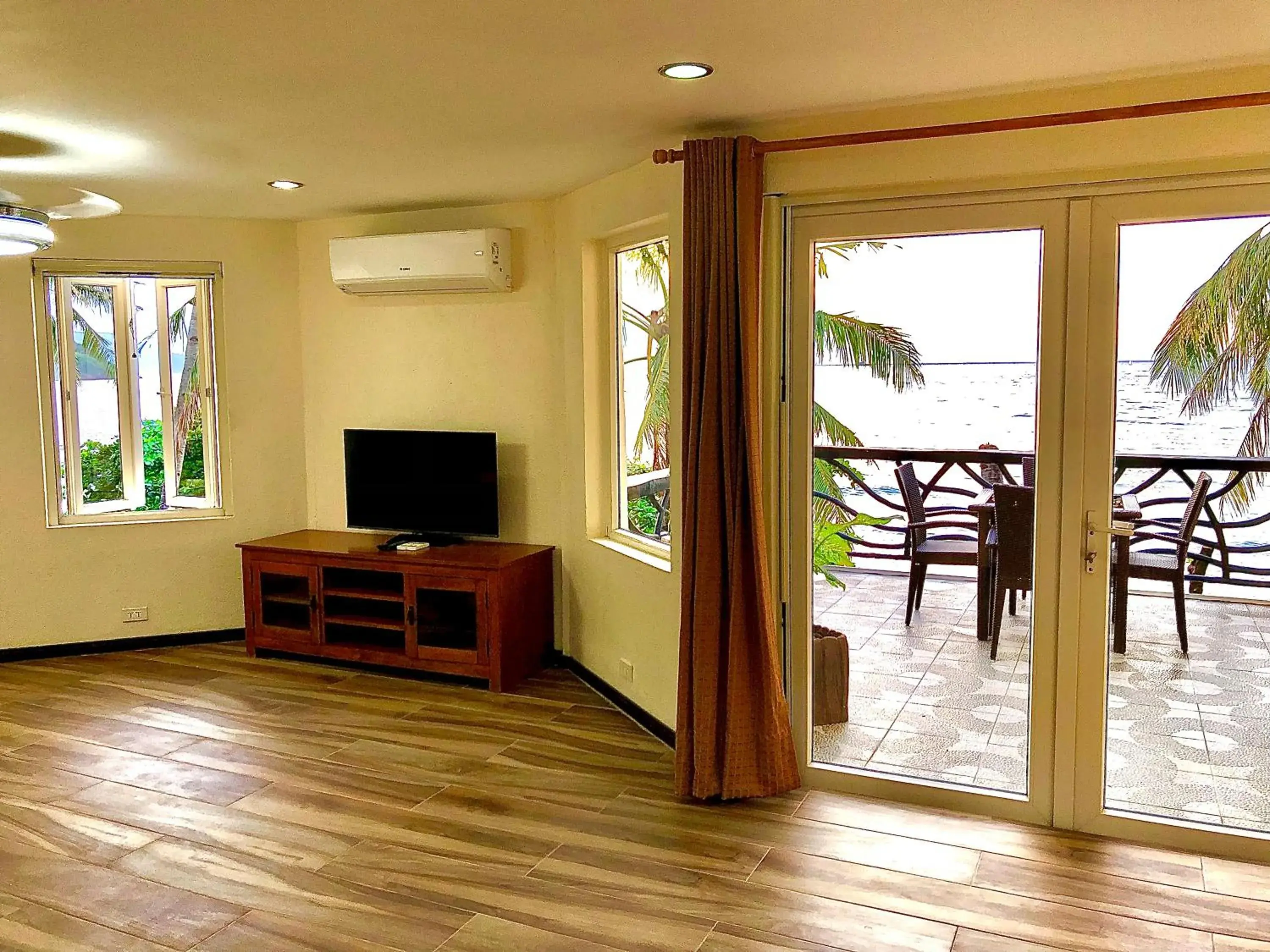 View (from property/room), TV/Entertainment Center in Sunset At Aninuan Beach Resort