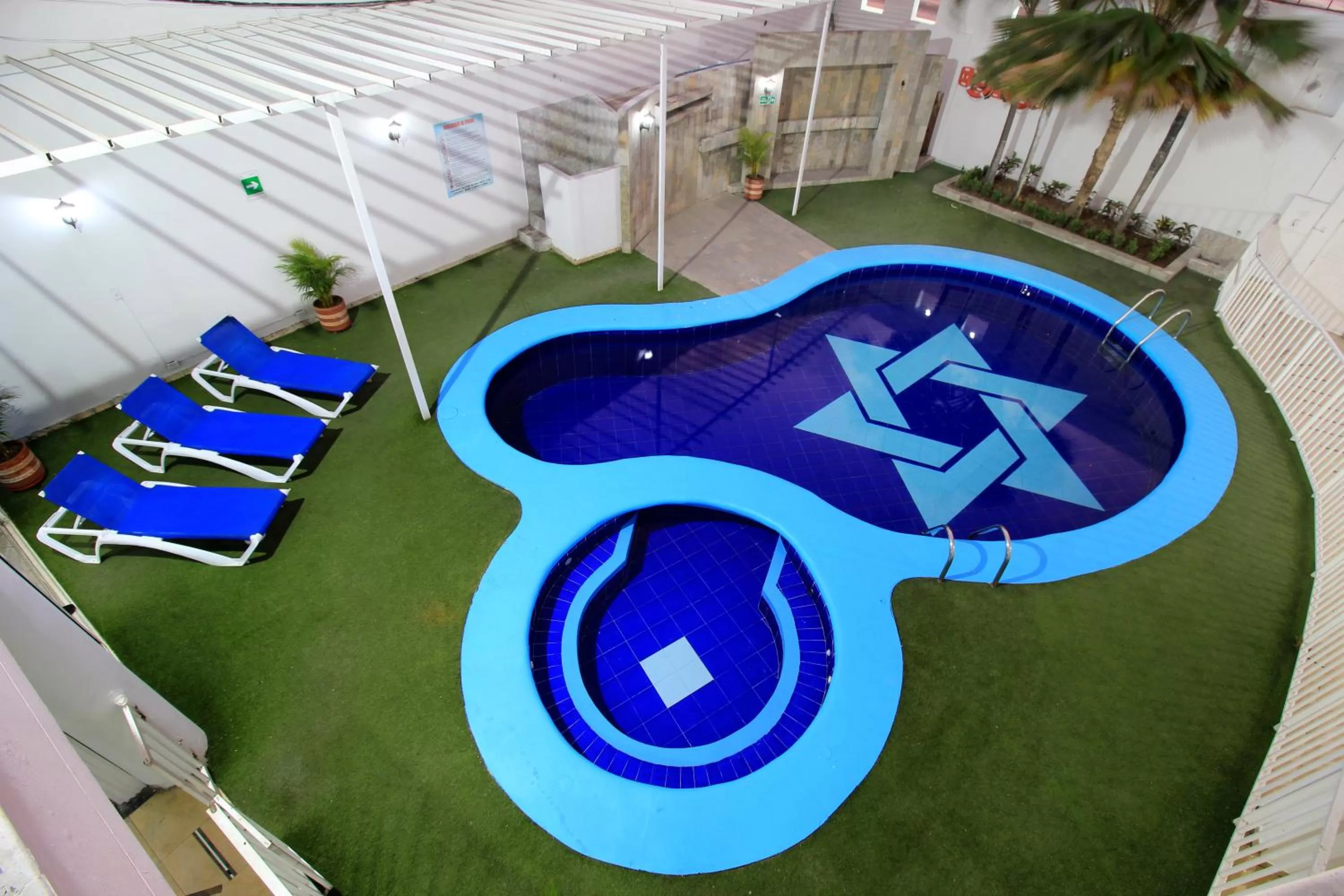 Pool view in Hotel Abi Inn By GEH Suites