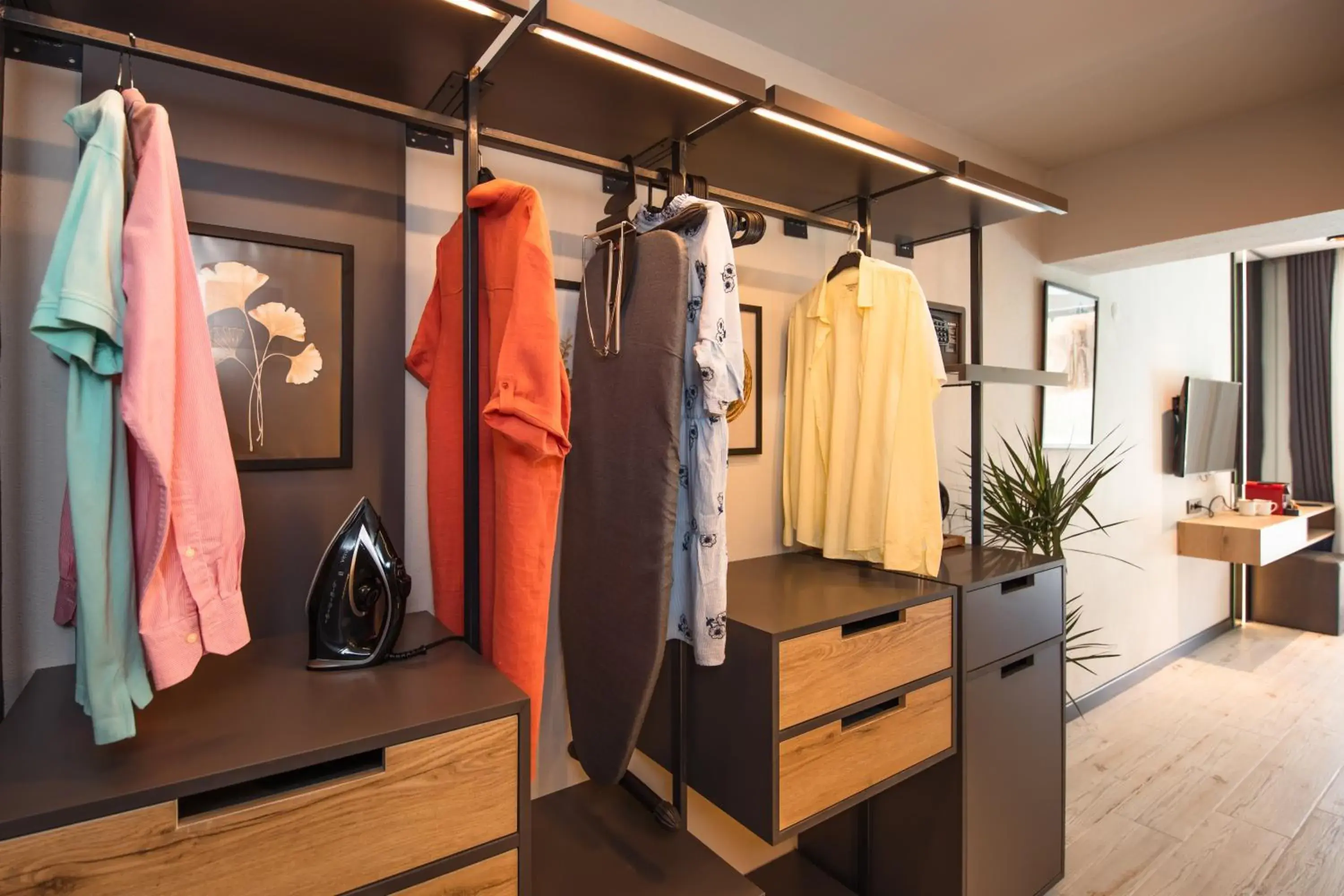 wardrobe in Morina Deluxe Hotel