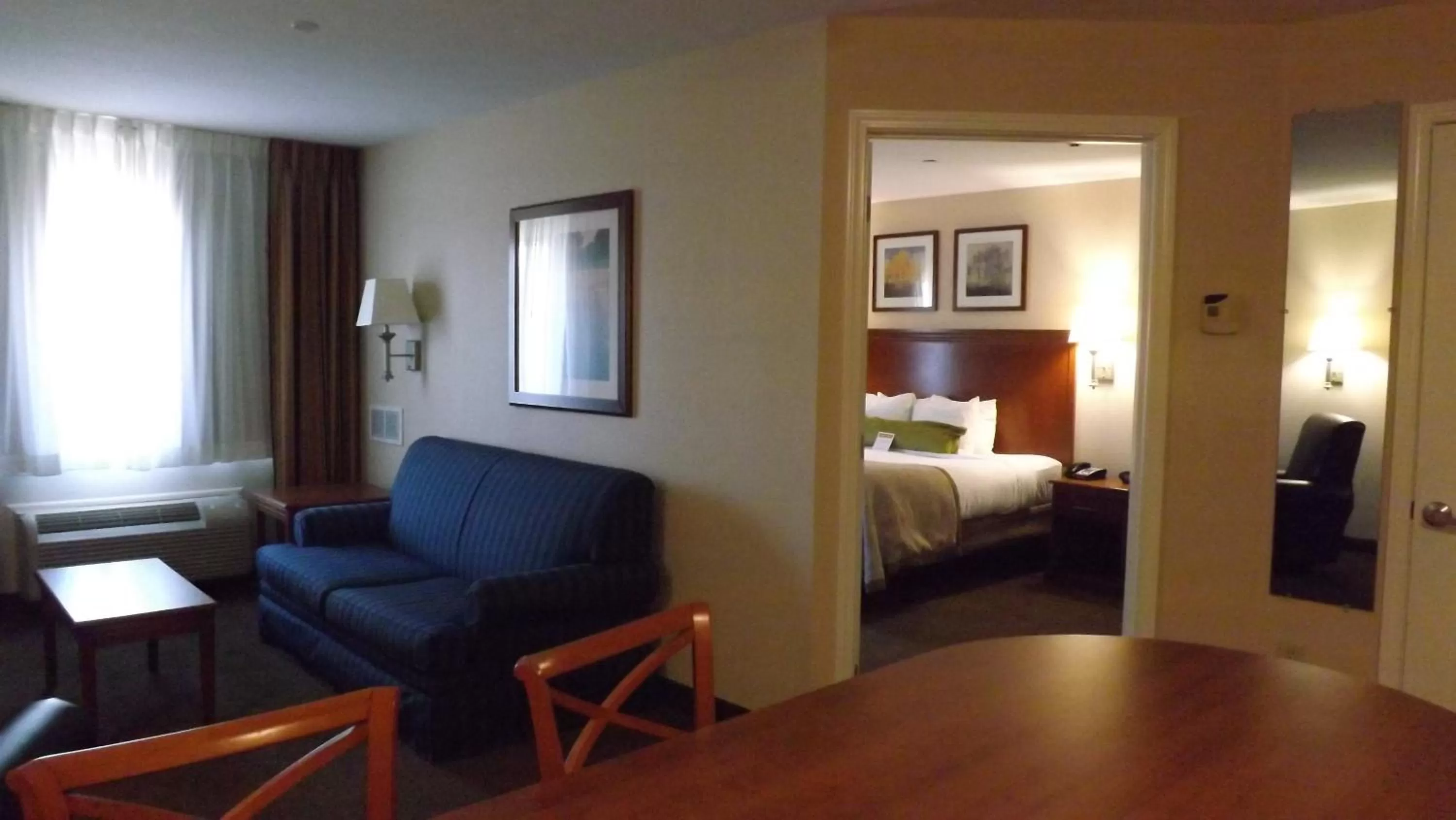 Photo of the whole room, Bed in Candlewood Suites Fredericksburg by IHG