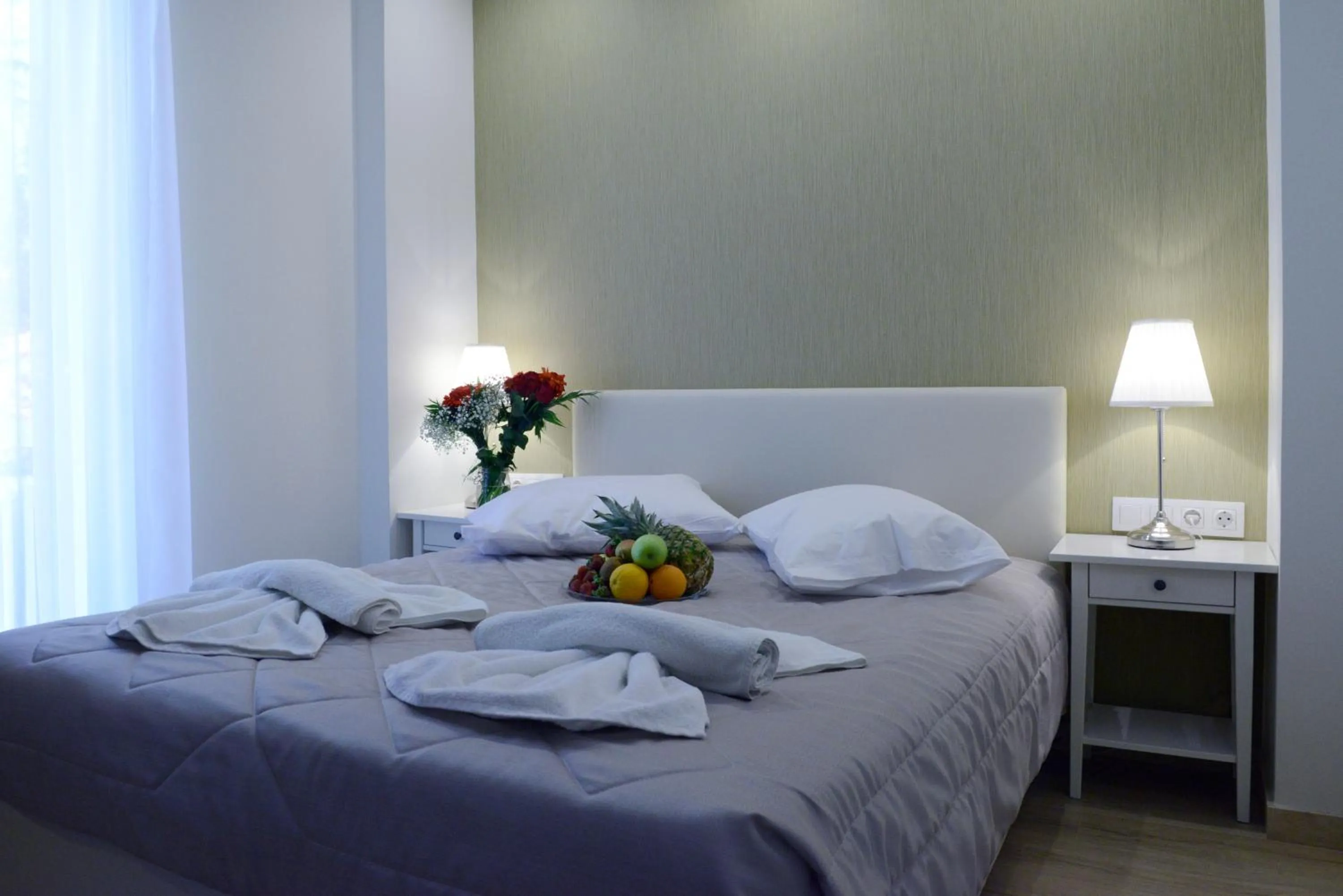 Bedroom, Bed in Phidias Hotel