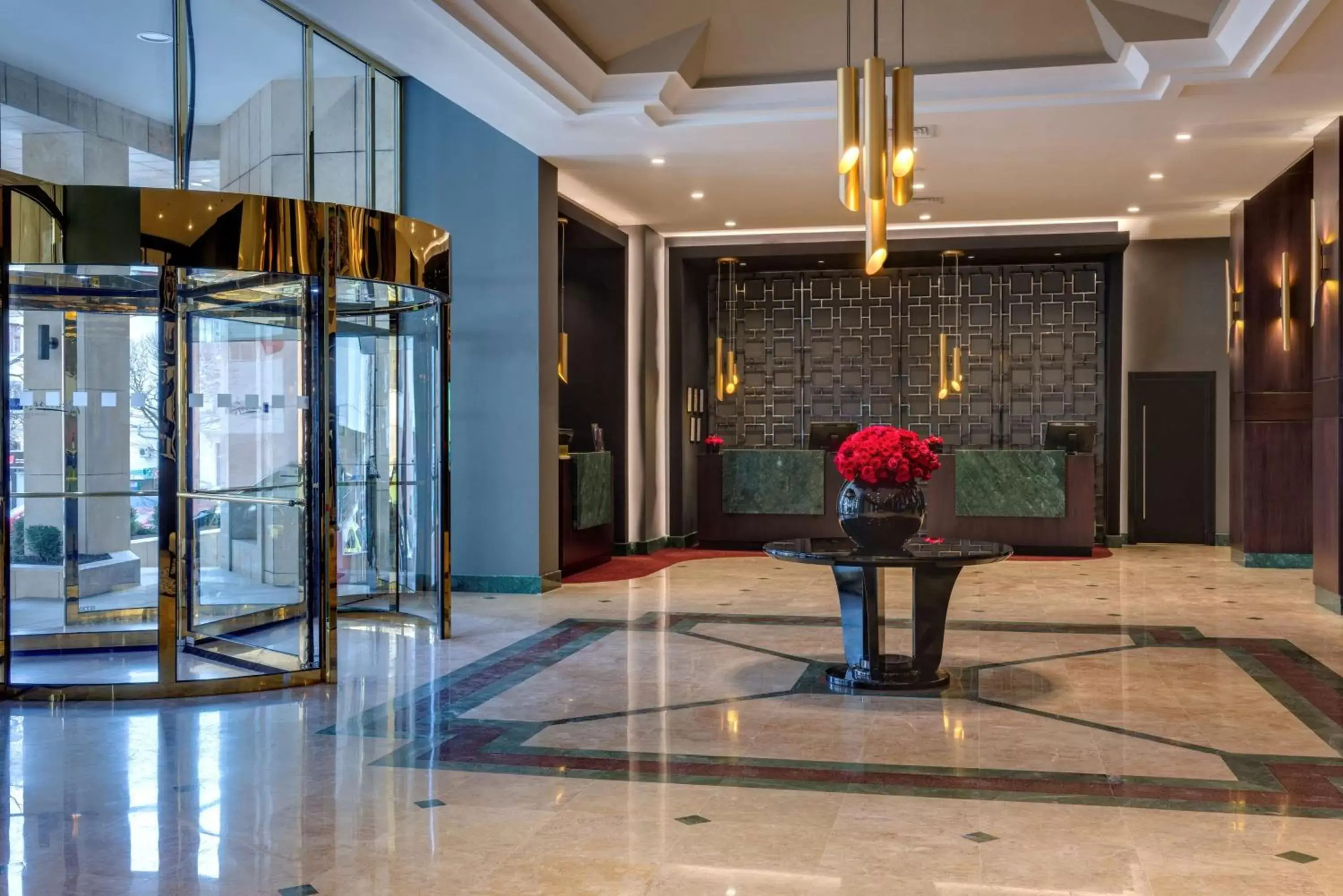 Lobby or reception in Radisson Blu Leogrand Hotel