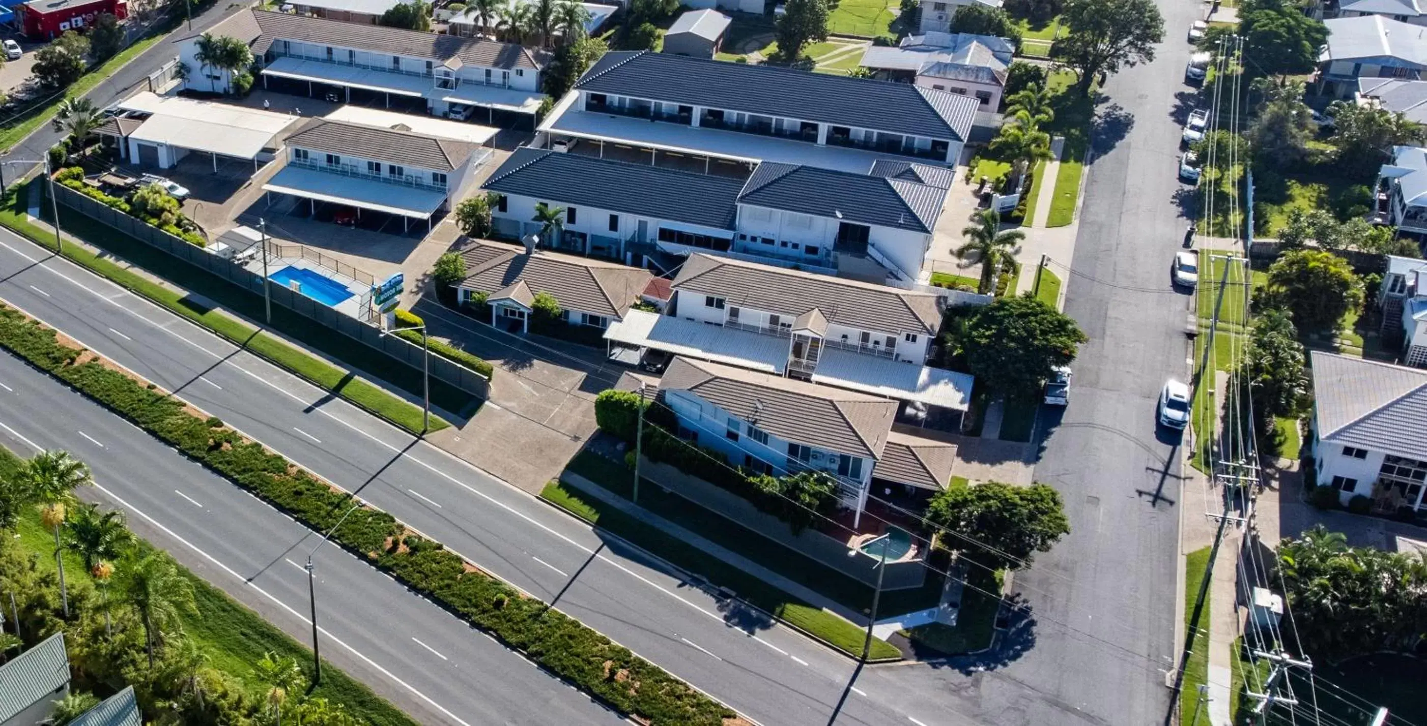 Bird's eye view, Bird's-eye View in Rocky Gardens Motor Inn Rockhampton