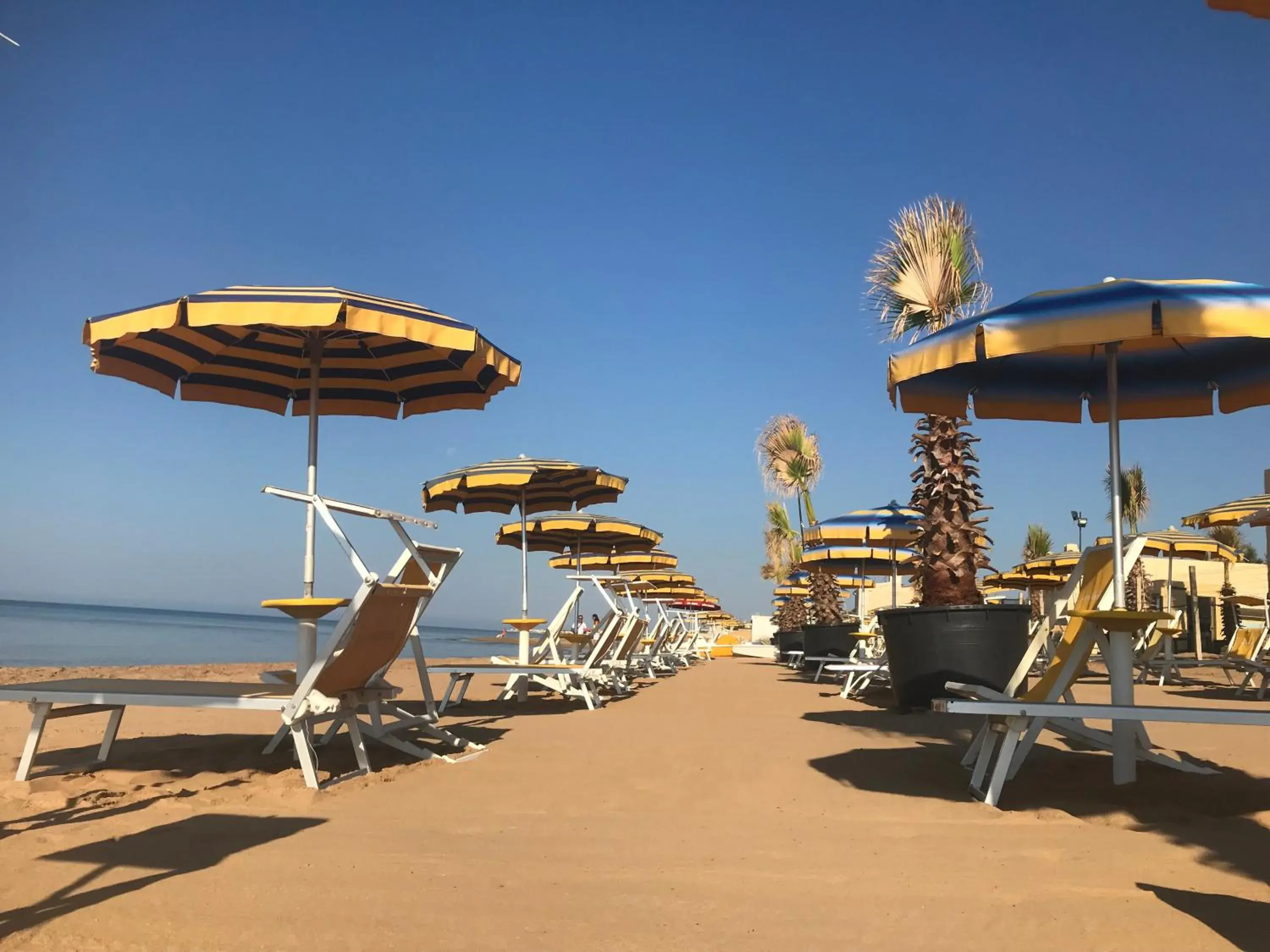 Beach in Triscinamare Hotel Residence