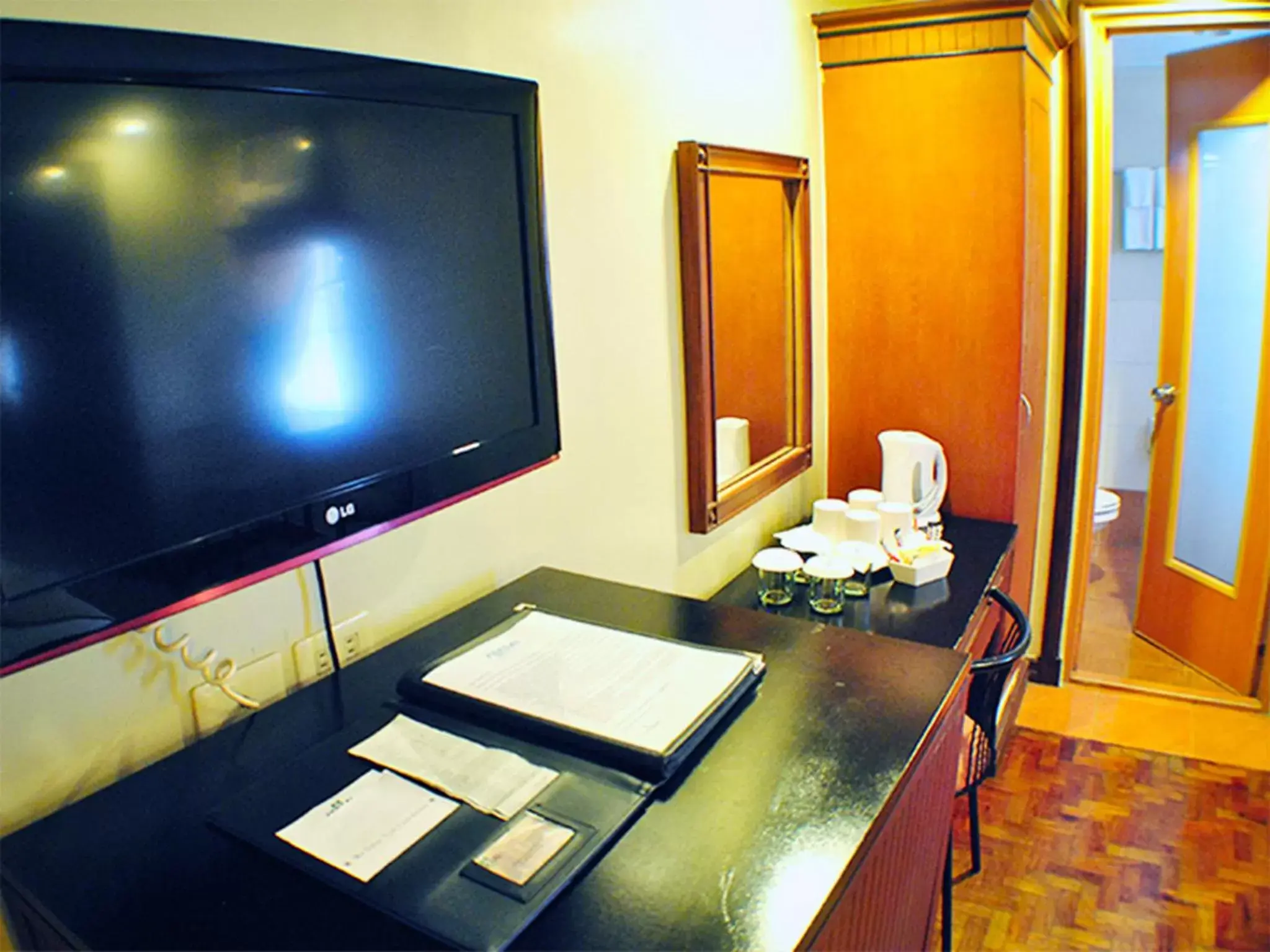 TV and multimedia, TV/Entertainment Center in Fersal Hotel - P. Tuazon Cubao