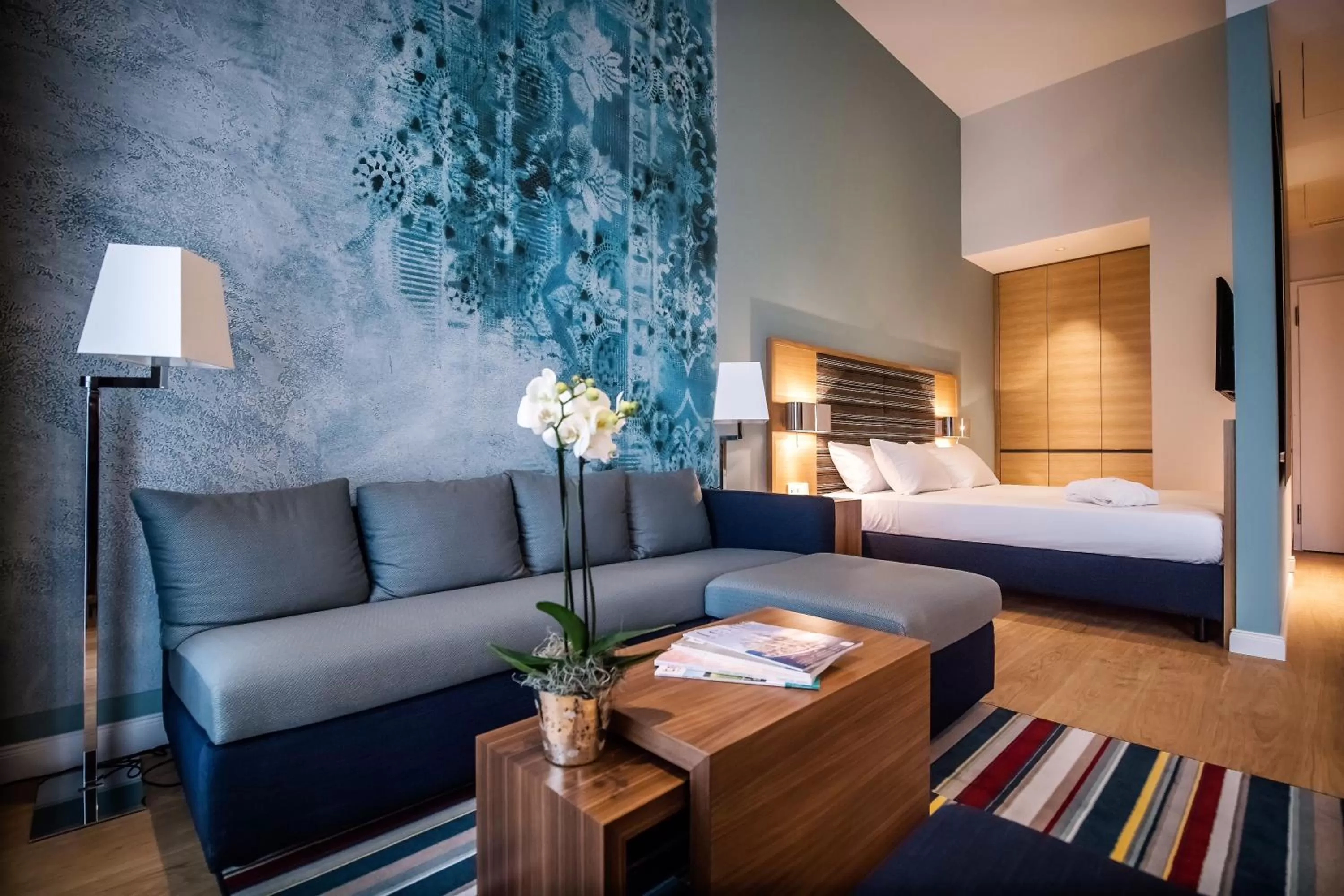 Living room, Bed in The Wellem, in The Unbound Collection by Hyatt