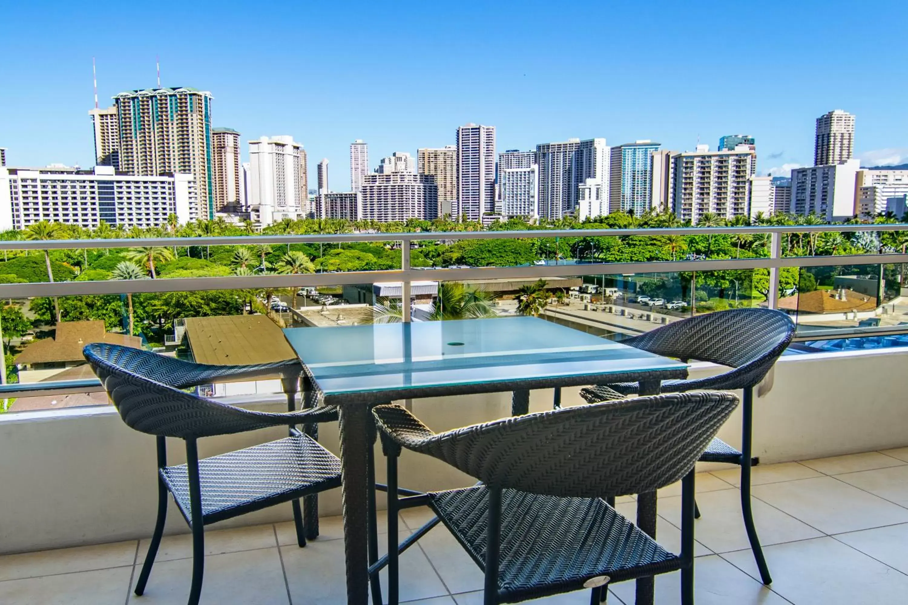 Balcony/Terrace in Regency on Beachwalk Waikiki by OUTRIGGER