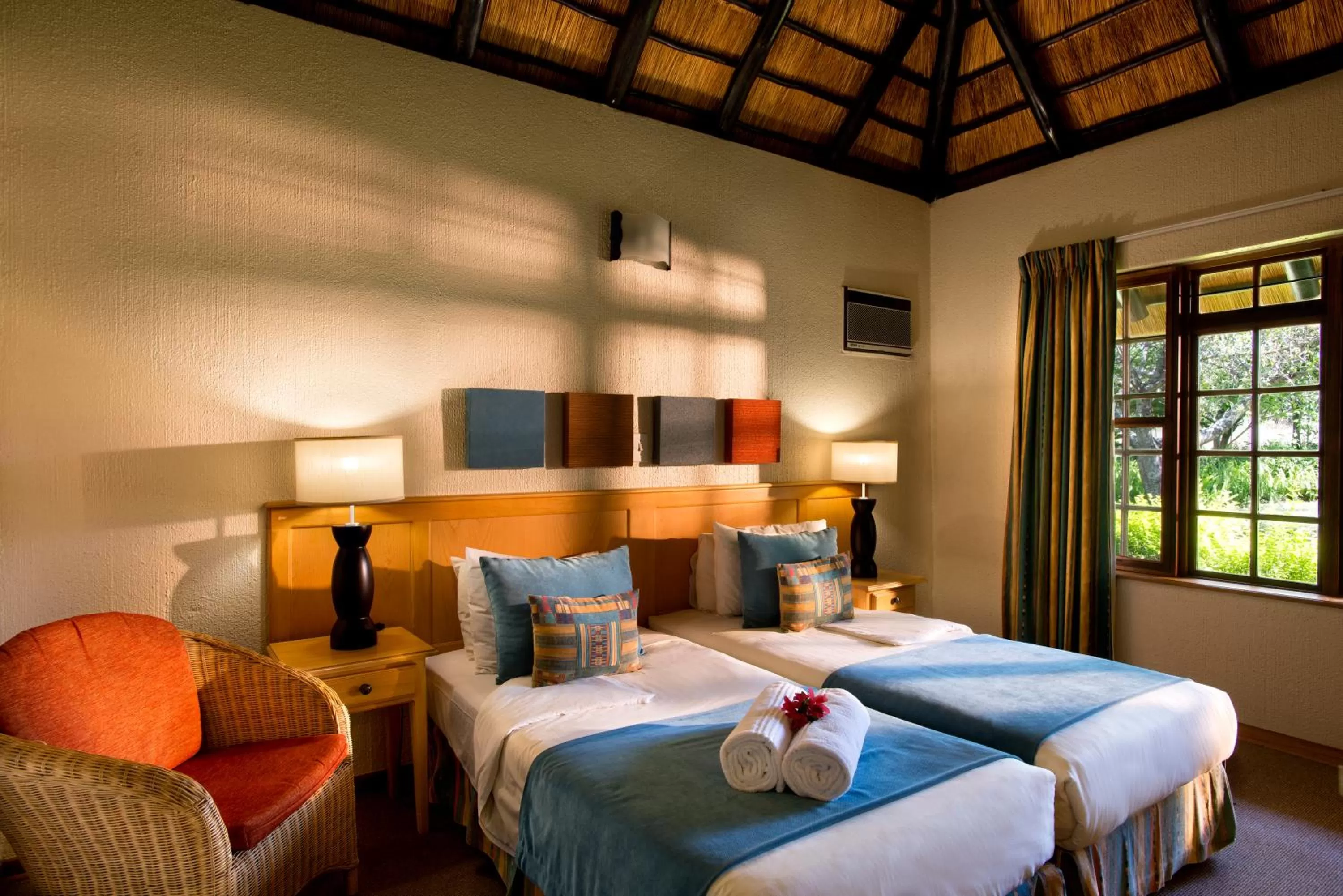 Bed in Kruger Park Lodge