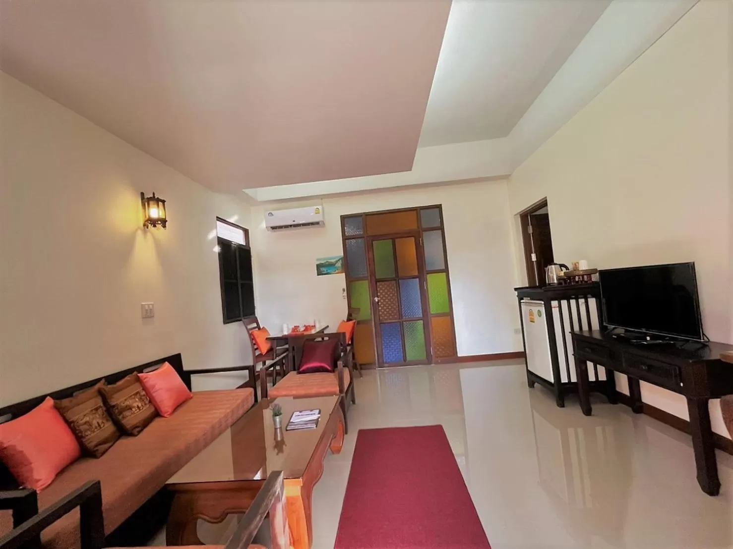 Seating area in Rainforest Huahin Village Hotel