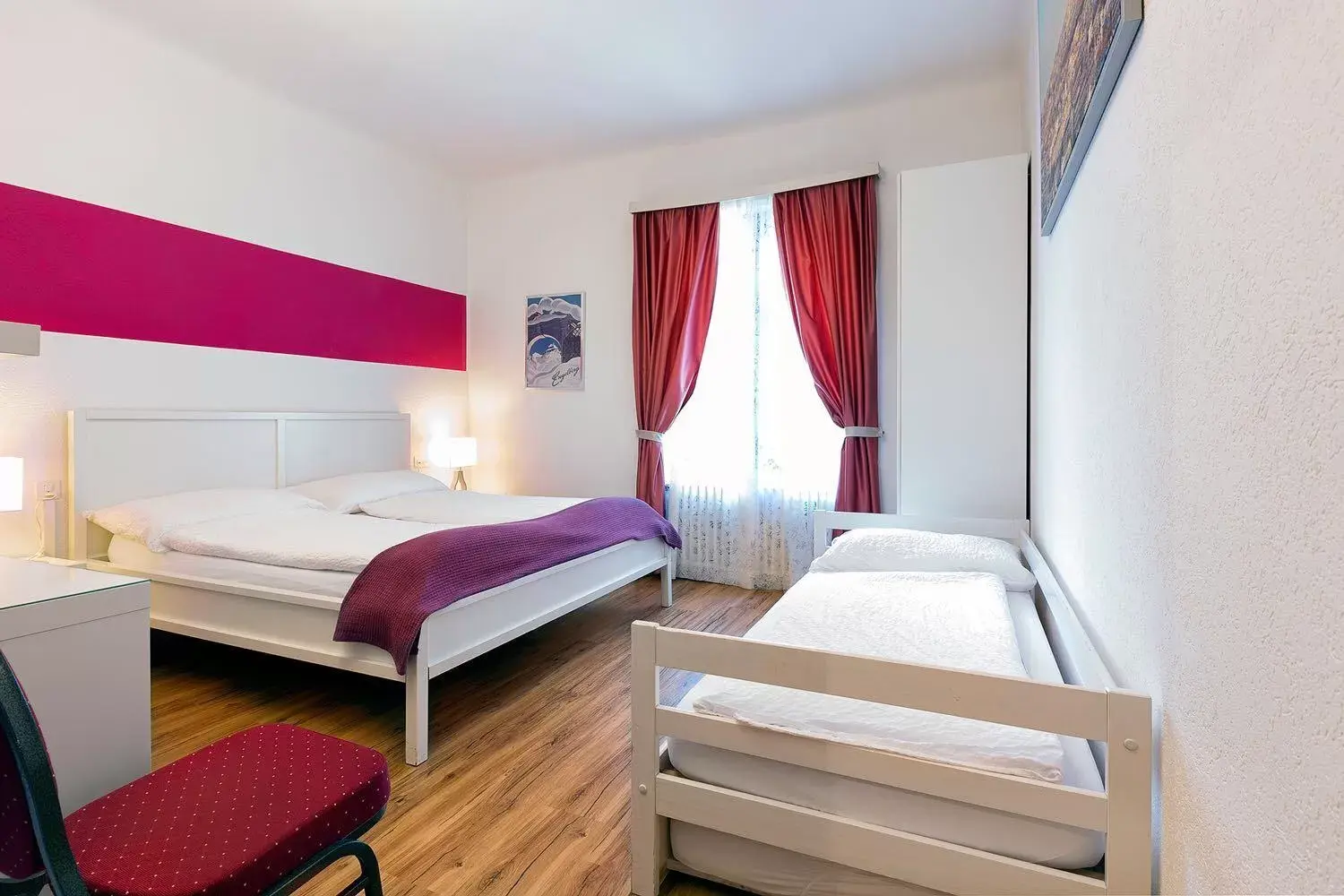 Bed in Hotel Croce Federale