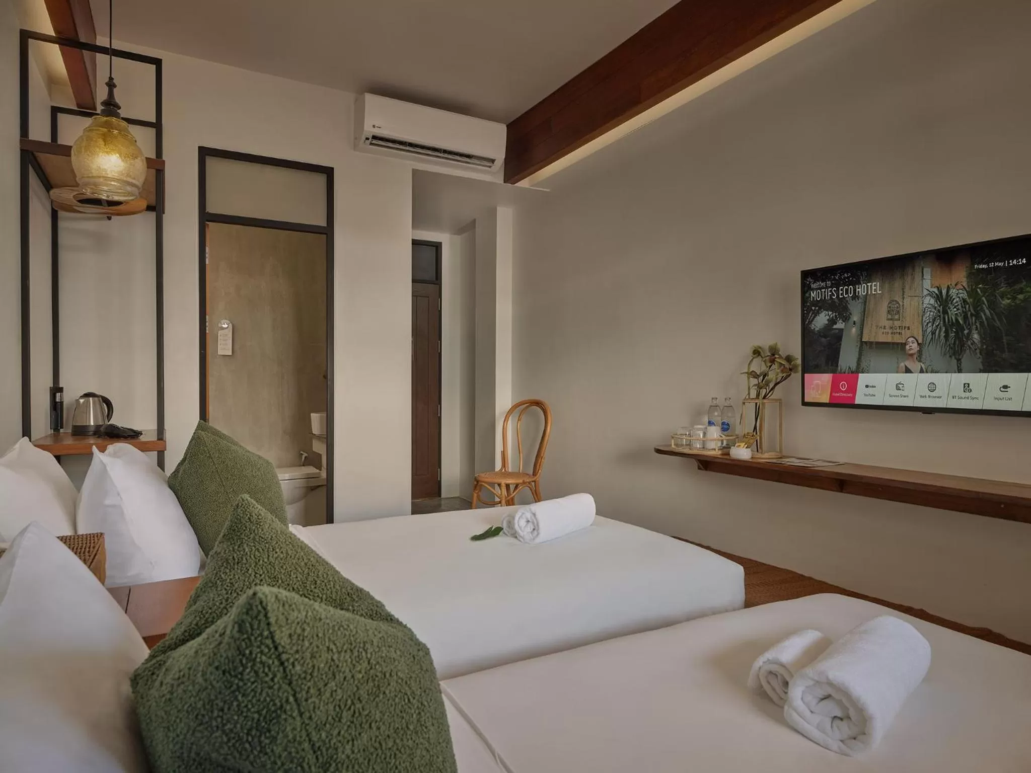 Bed in The Motifs Eco Hotel - SHA Extra Plus