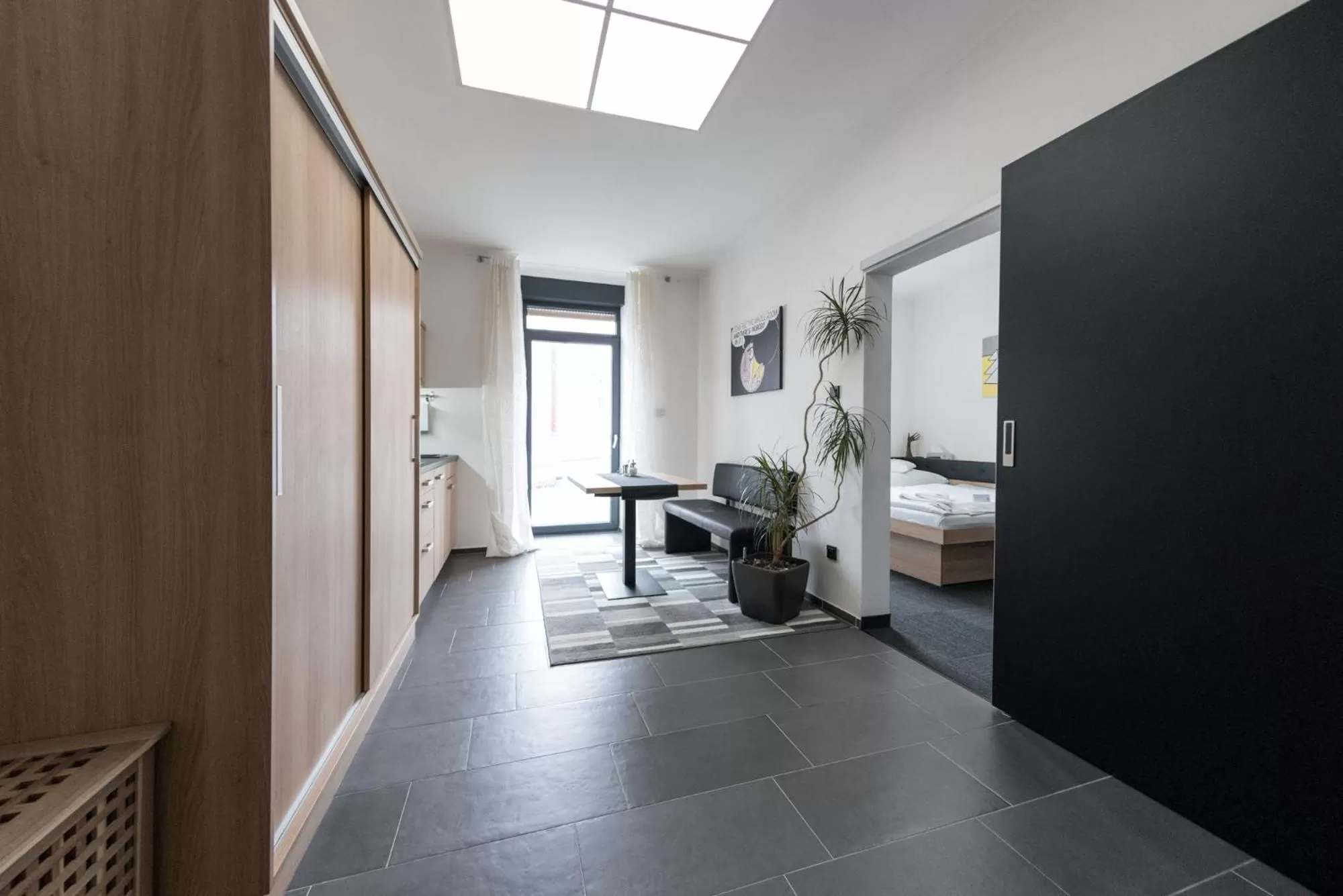 Kitchen or kitchenette in Hotel Plzeň