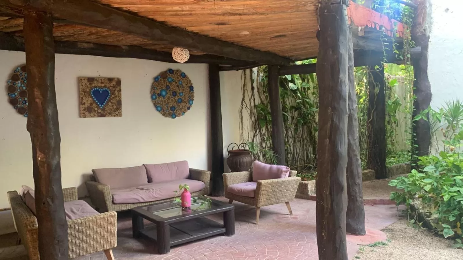Living room in Casa CARIBE Cancun