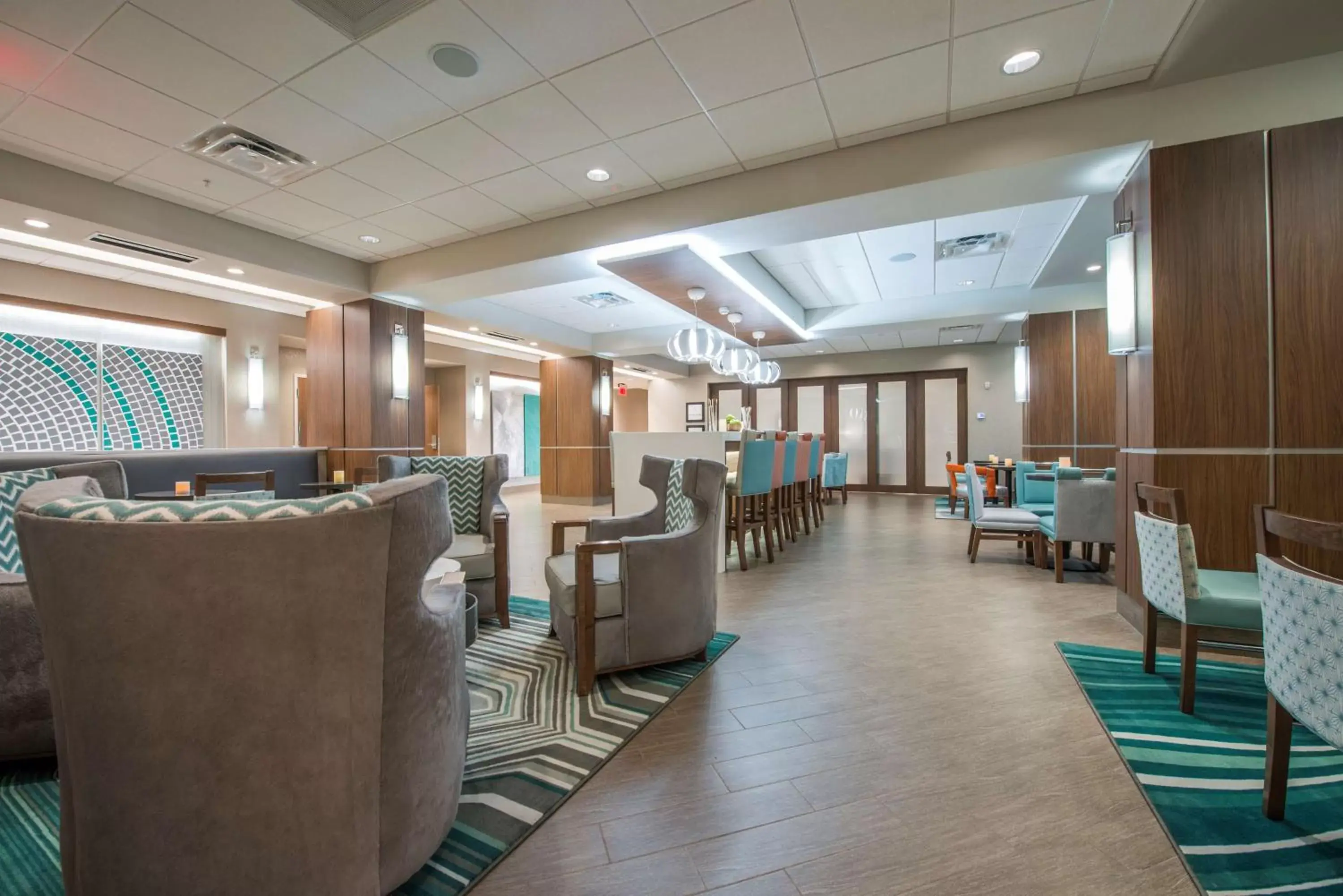 Dining area, Restaurant/Places to Eat in Hampton Inn Greenville/I-385 Haywood Mall, SC