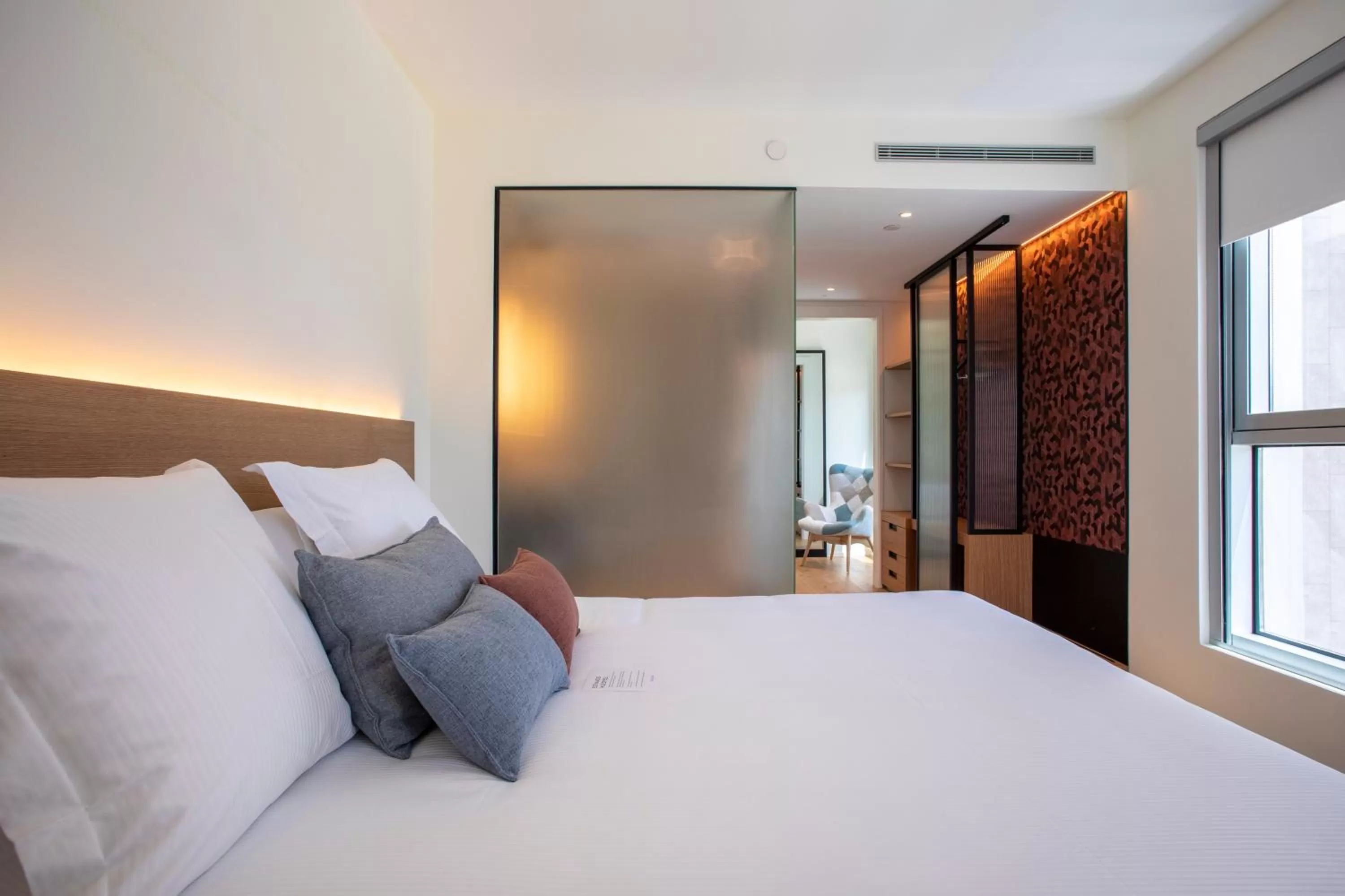 Bed in Hotel Paxton Barcelona