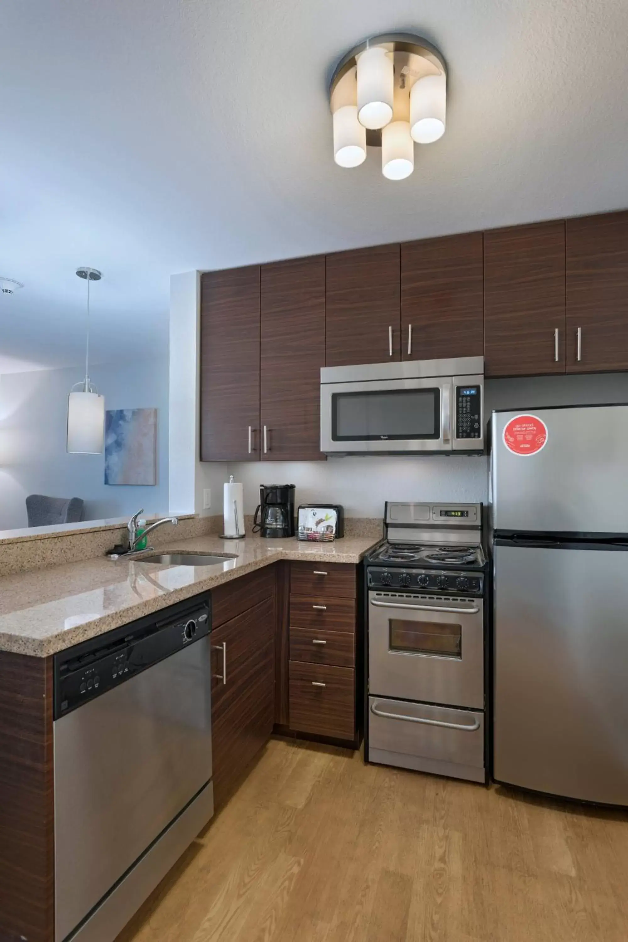 Bedroom, Kitchen/Kitchenette in TownePlace Suites by Marriott Monroe