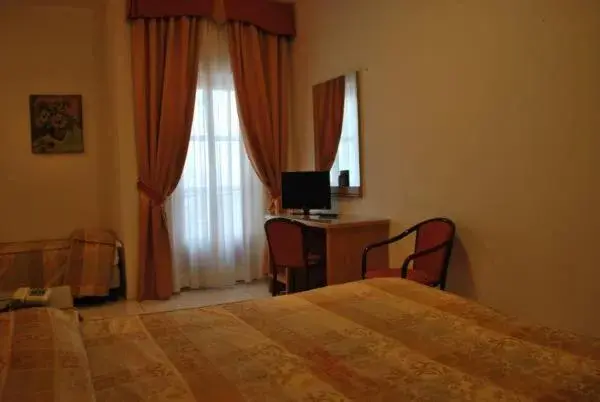 Bed in Hotel Tre Torri Bed in Hotel Tre Torri