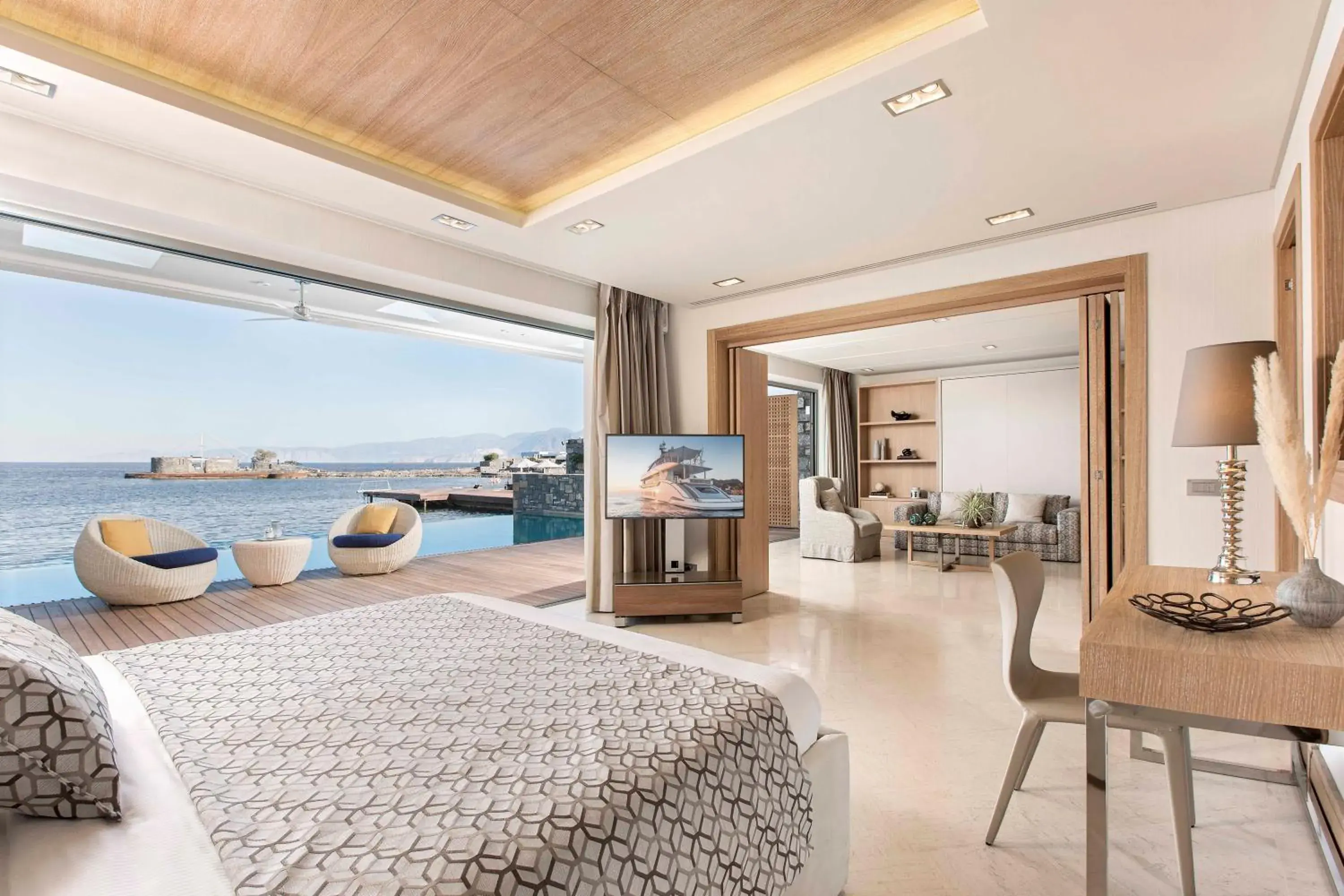 Photo of the whole room in Elounda Beach Hotel & Villas, a Member of the Leading Hotels of the World