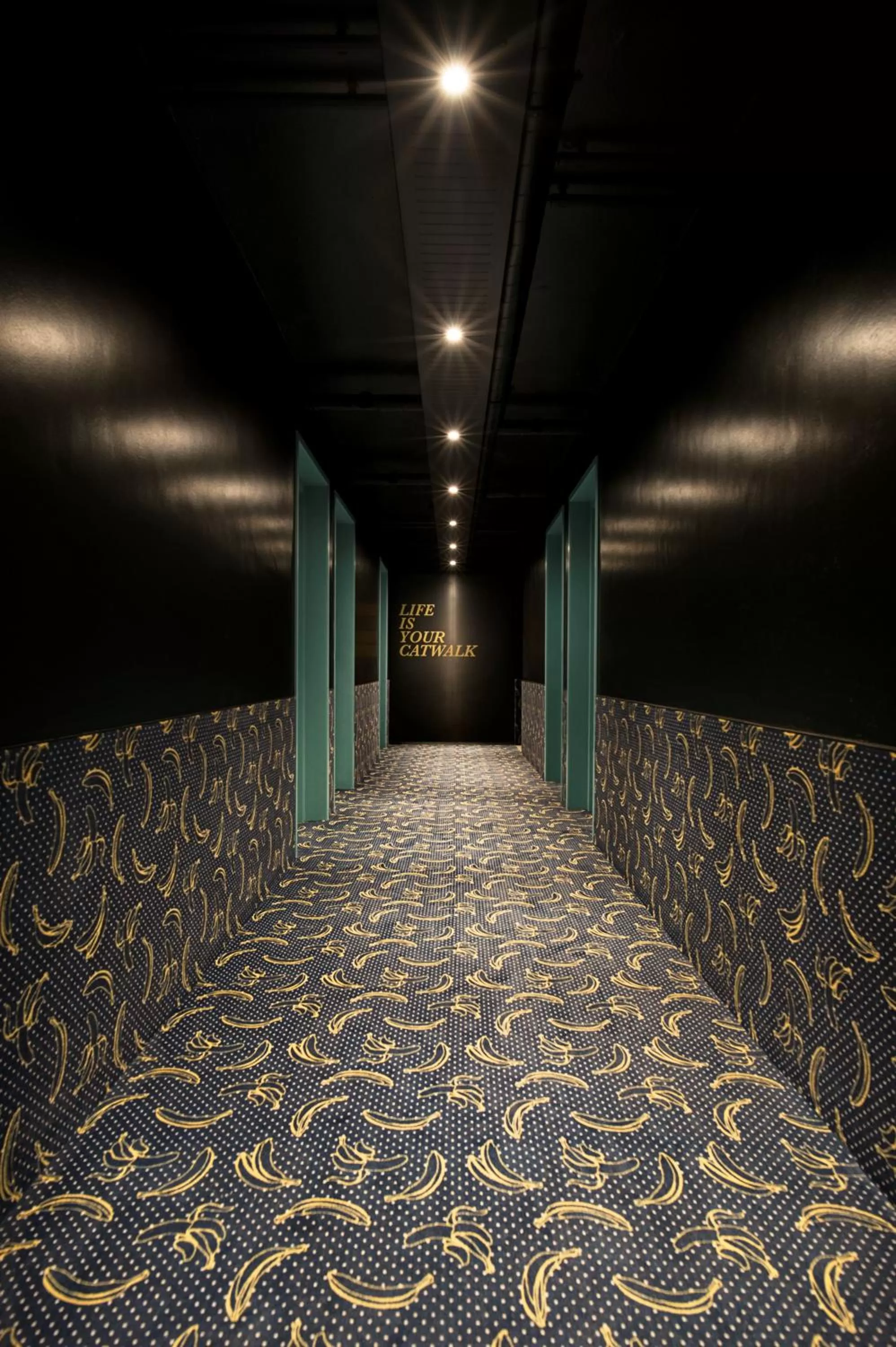 Decorative detail in YUP Hotel