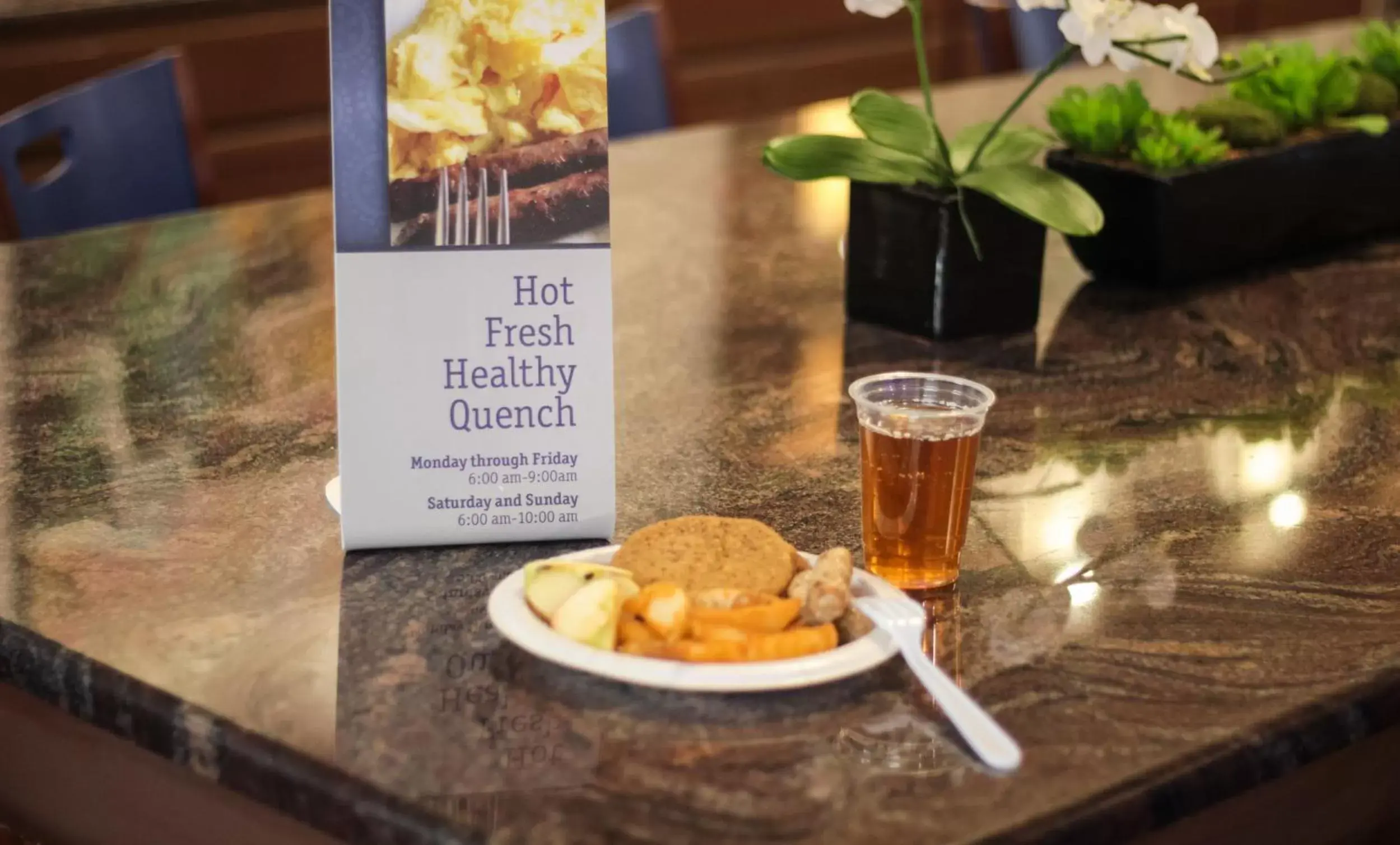 Buffet breakfast in Best Western Hampton Coliseum Inn