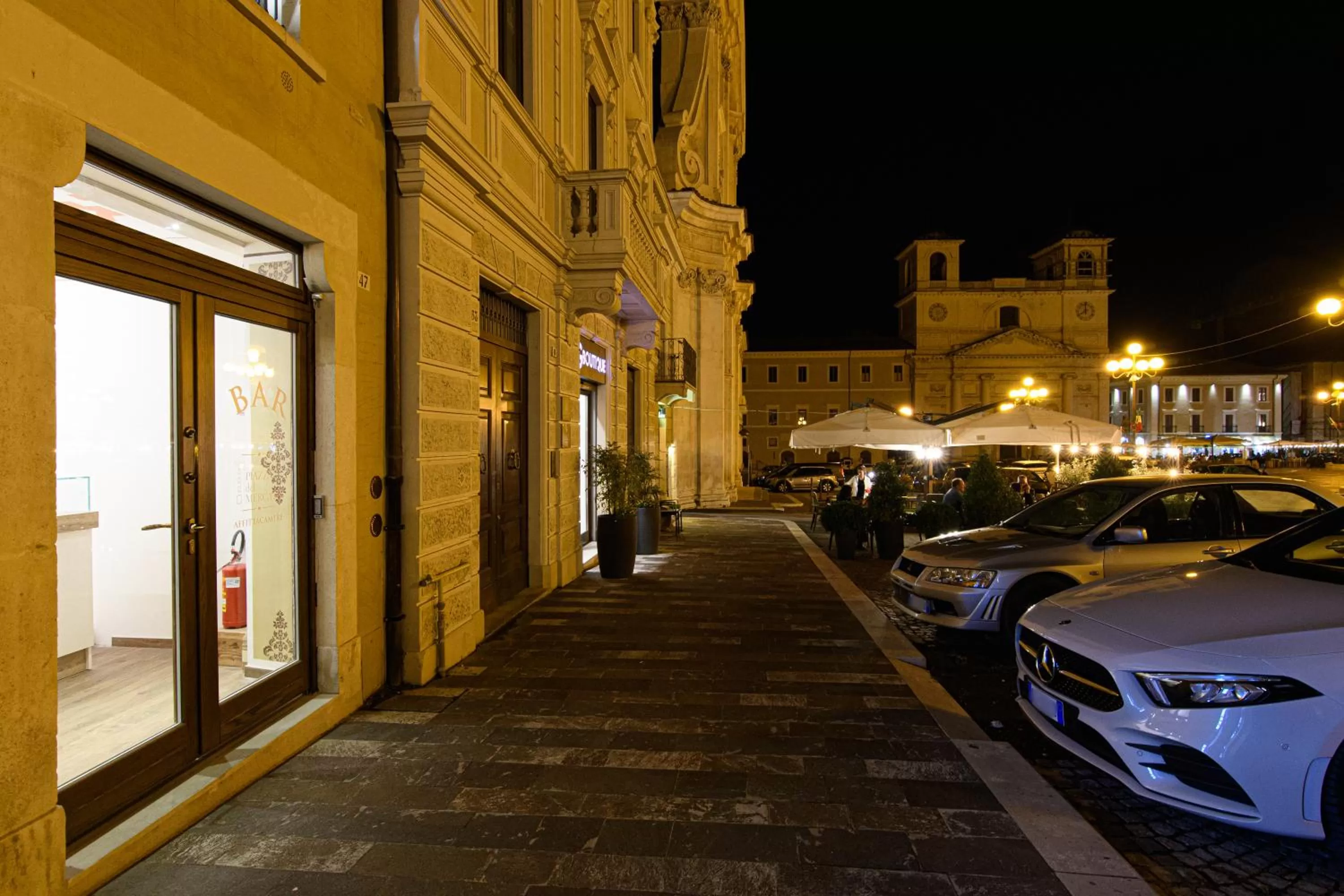 View (from property/room) in Piazza del Mercato