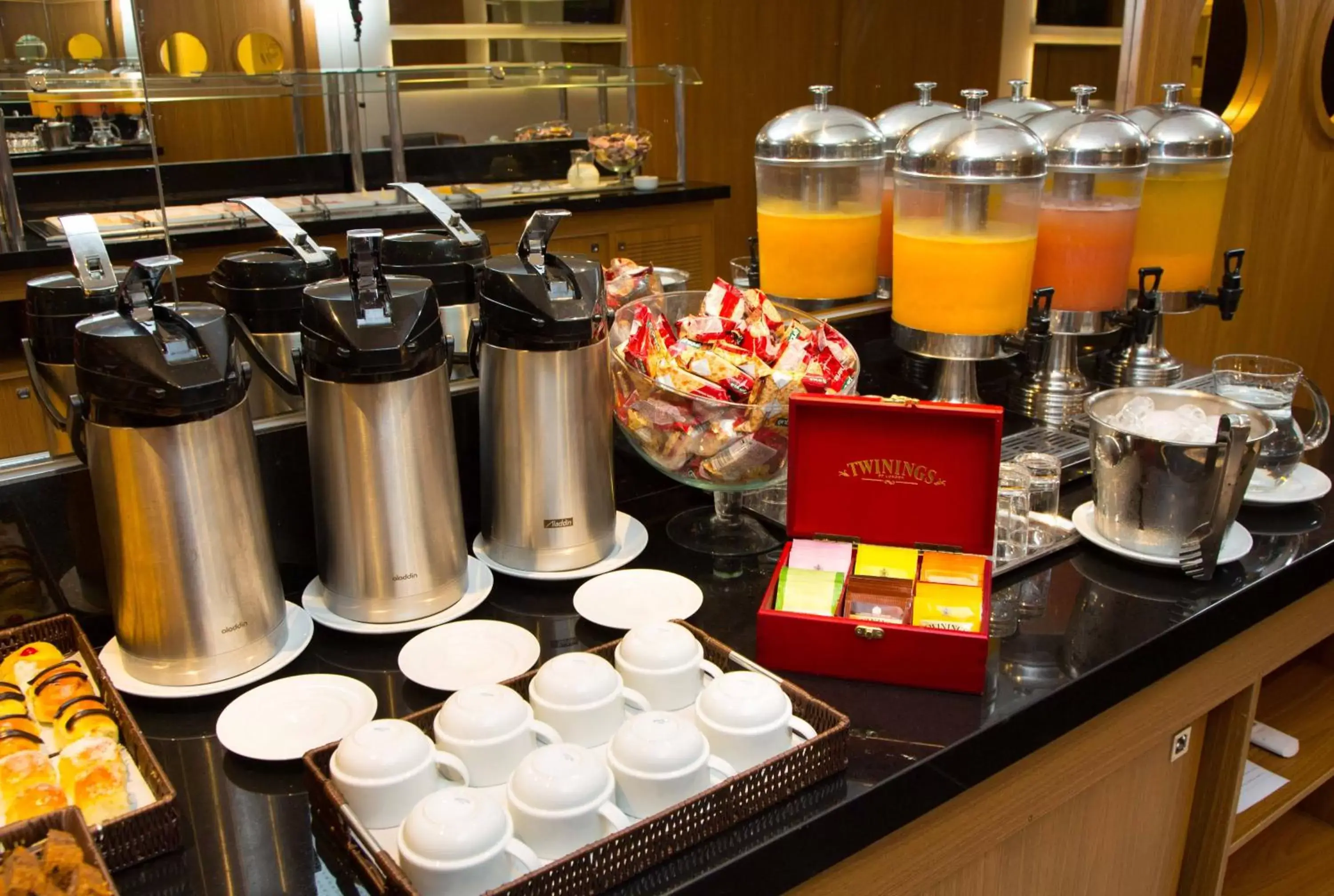 Buffet breakfast in Petit Rio Hotel