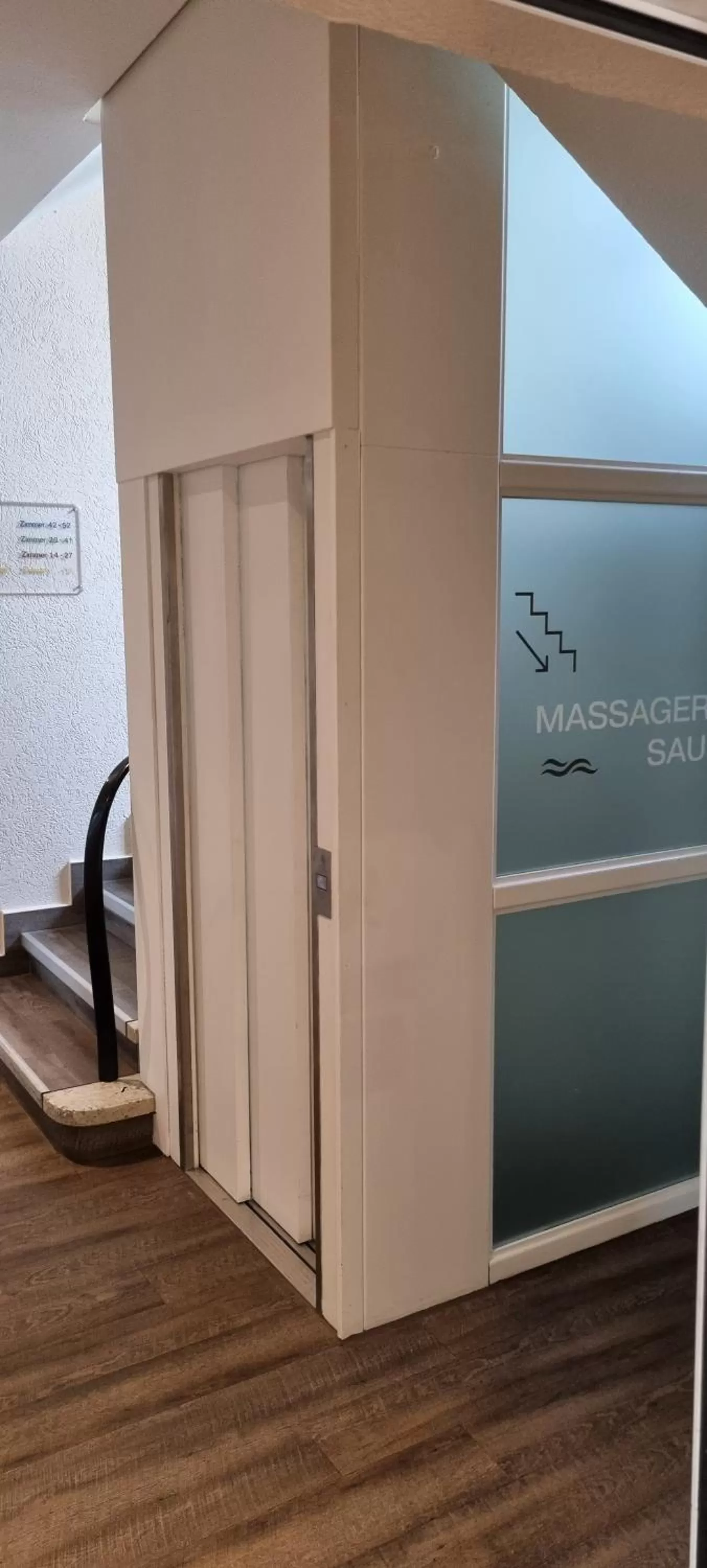 elevator in Nordseehotel Wilhelmshaven