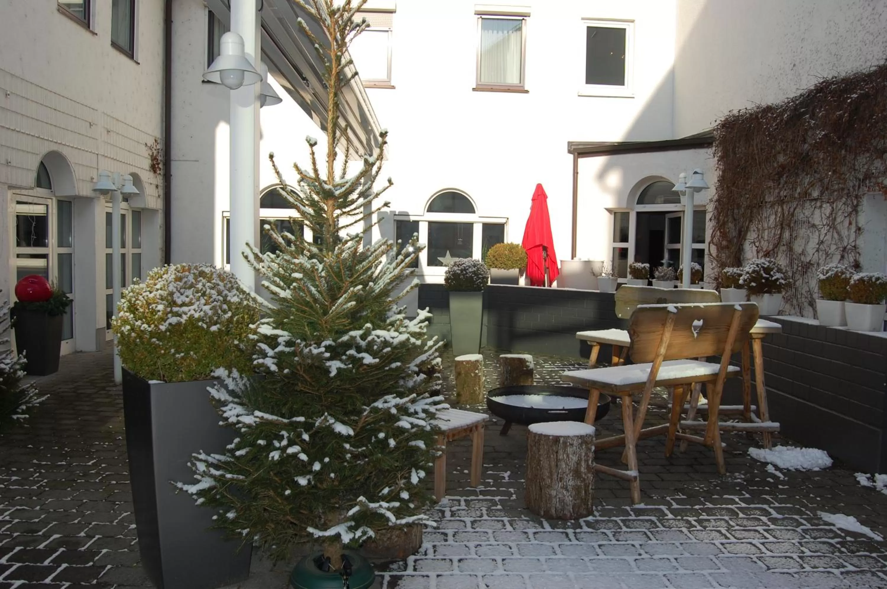 Garden view in Hotel Feyrer