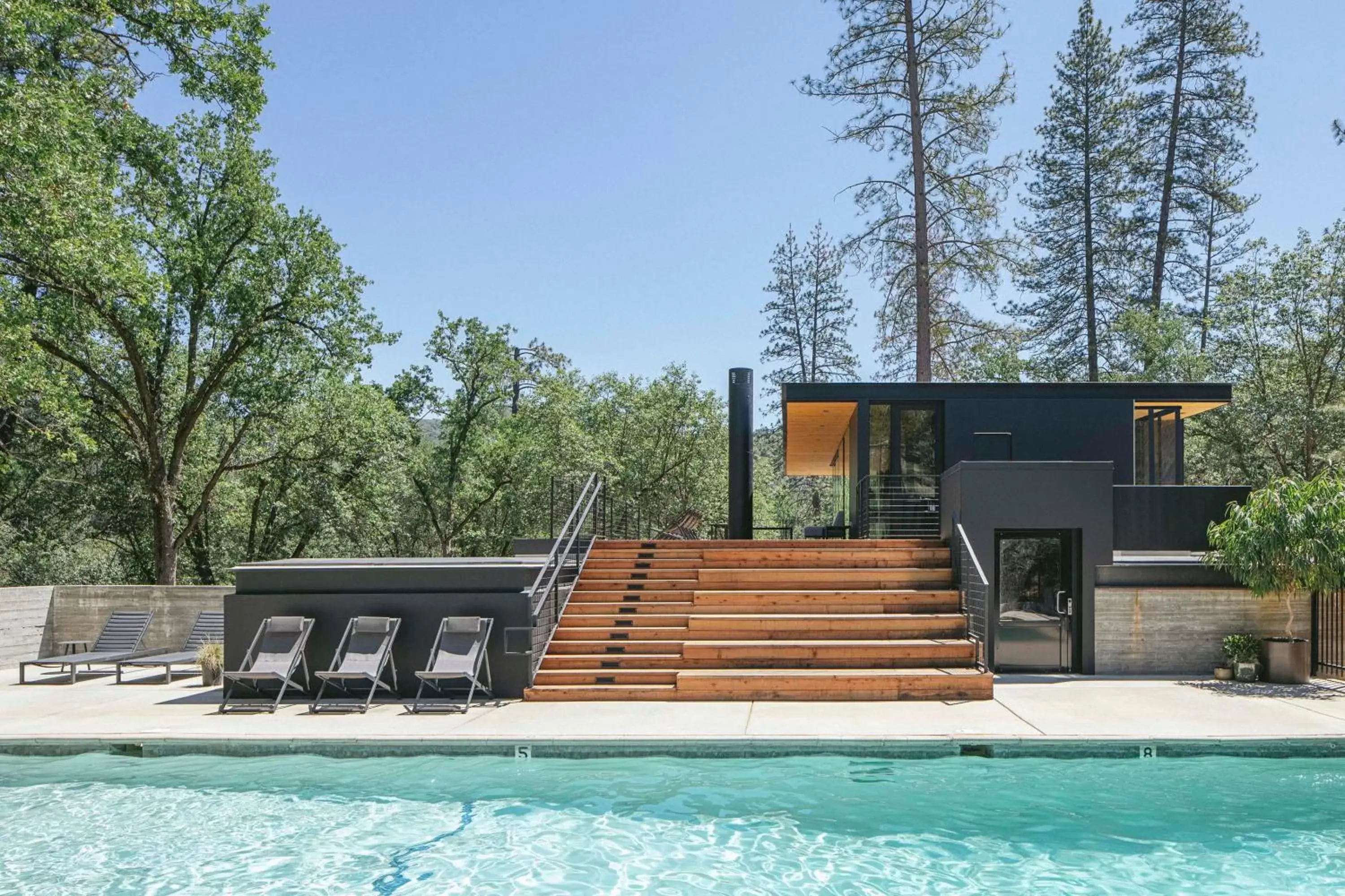 Swimming Pool in AutoCamp Yosemite