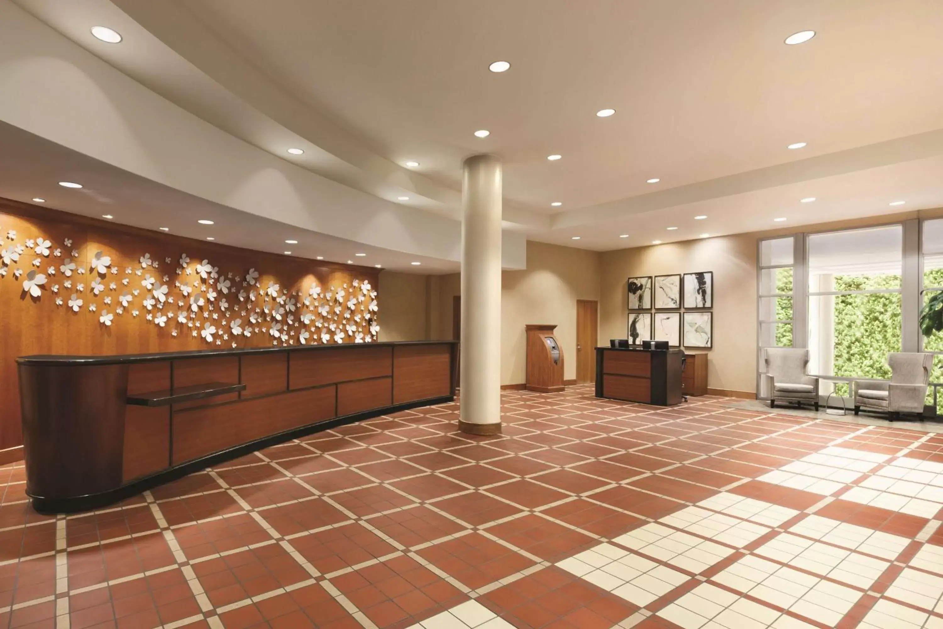 Lobby or reception in Embassy Suites by Hilton Atlanta at Centennial Olympic Park Lobby or reception in Embassy Suites by Hilton Atlanta at Centennial Olympic Park
