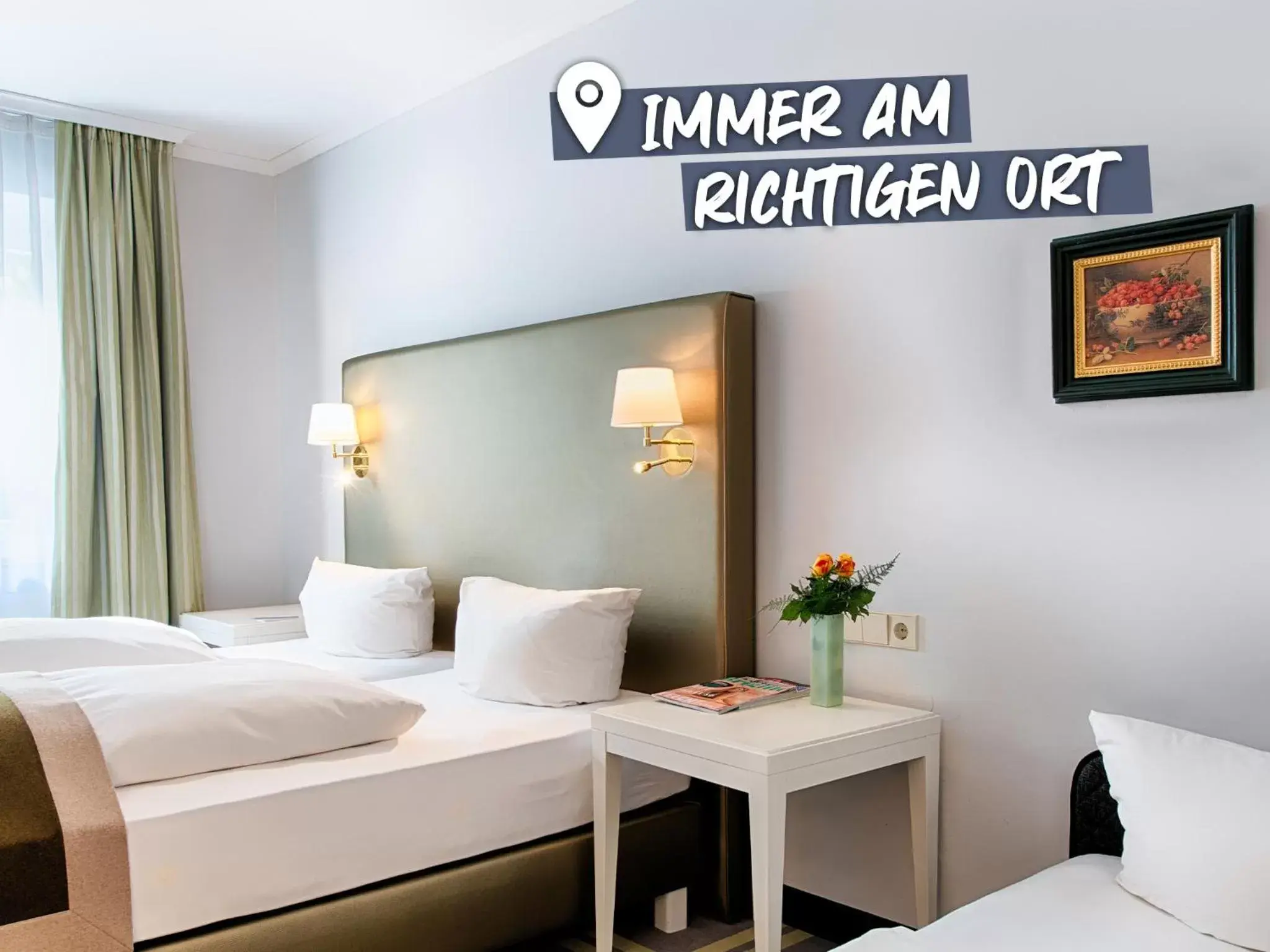 Bed in ACHAT Hotel SchreiberHof Aschheim