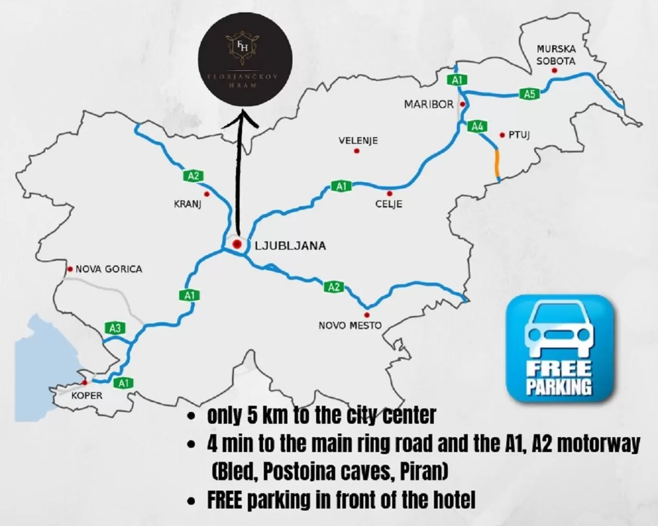 Property logo or sign in Hotel Florjančkov Hram