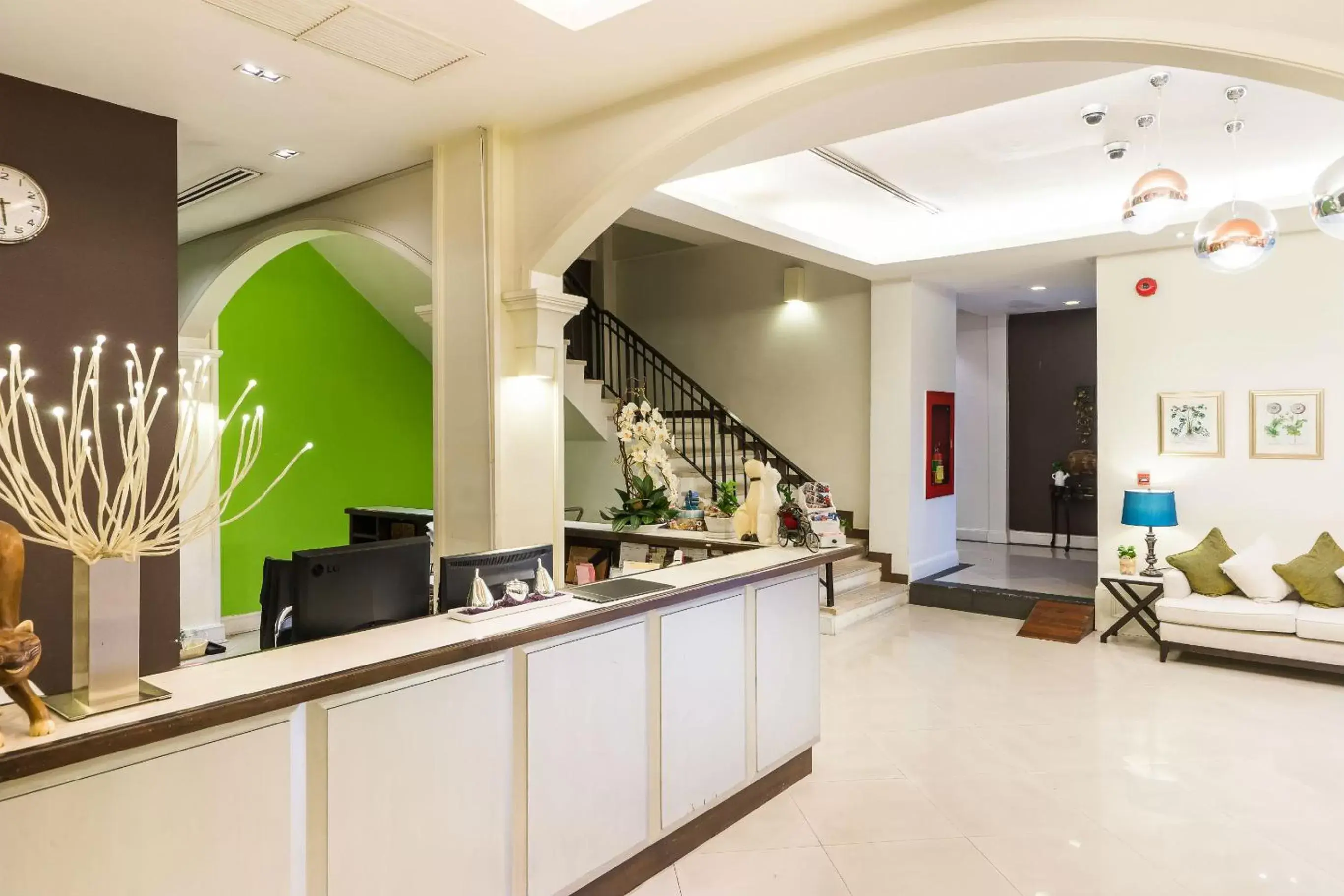 Lobby or reception in Hotel De Bangkok Lobby or reception in Hotel De Bangkok