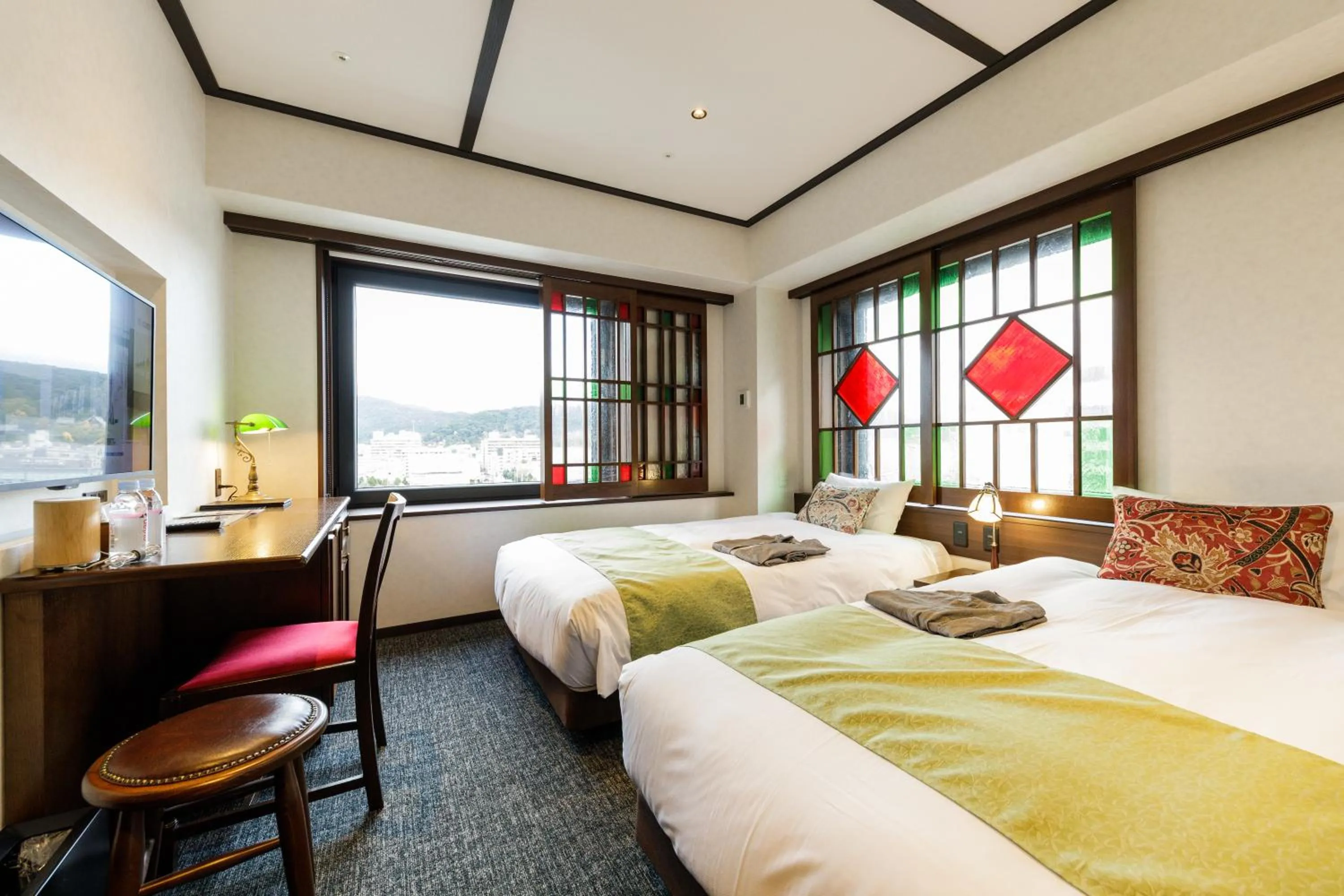 Bed in Hotel Aru Kyoto Sanjo Kiyamachi Do-ri