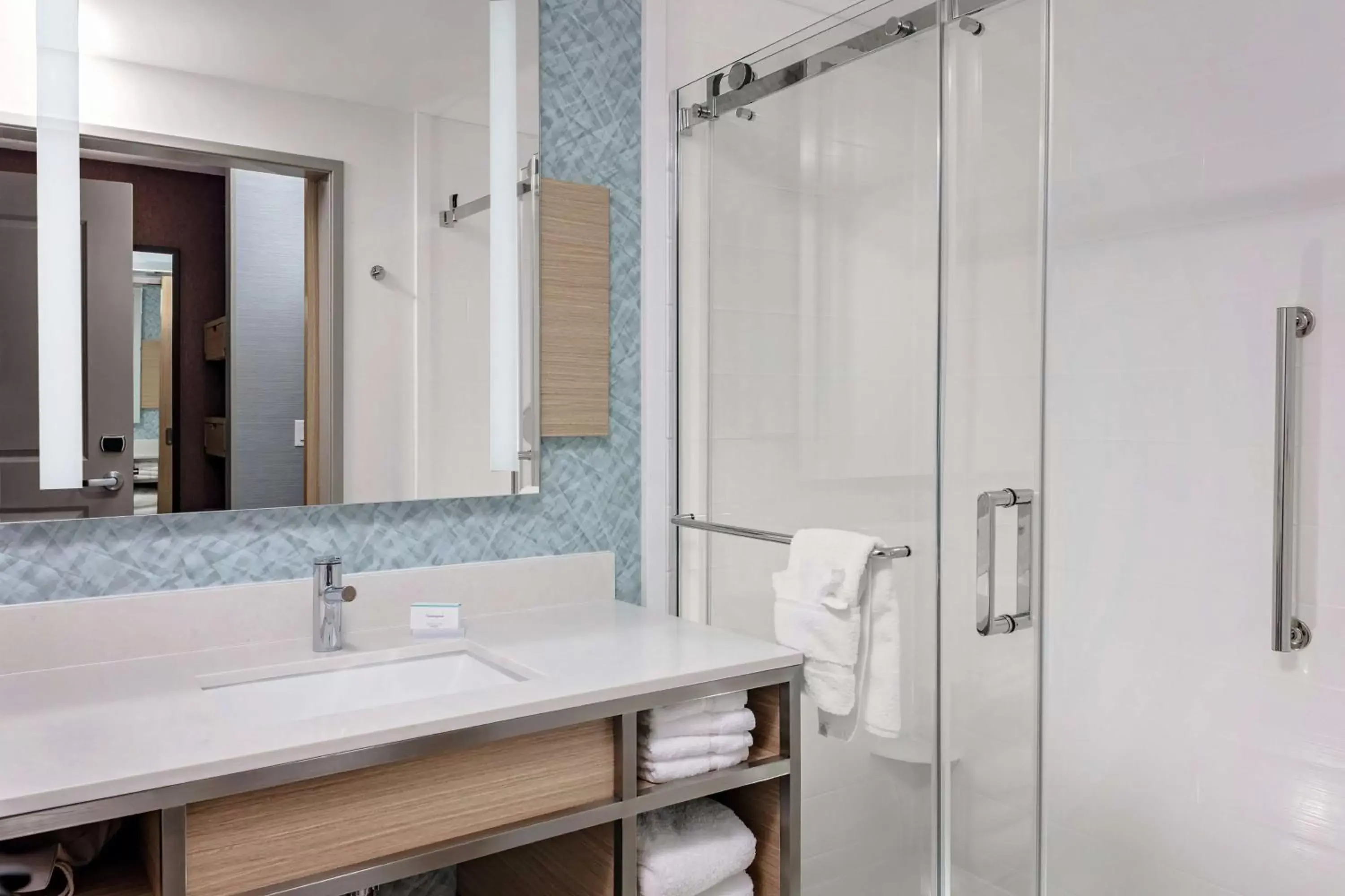 Bathroom in Hilton Garden Inn Colorado Springs Downtown, Co Bathroom in Hilton Garden Inn Colorado Springs Downtown, Co