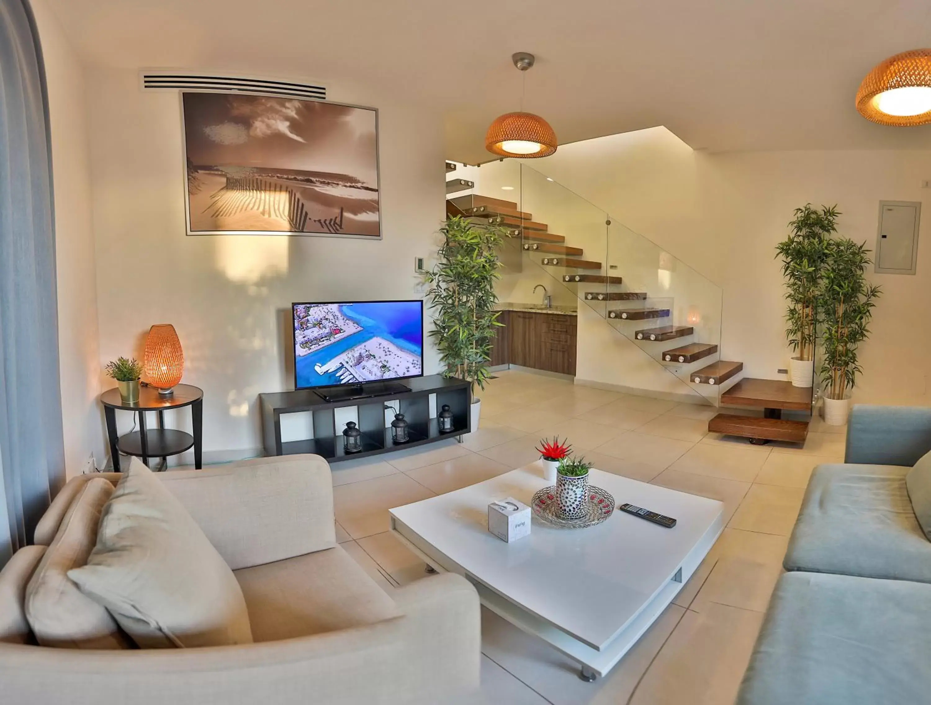 Living room, Seating Area in Tala Bay Residence