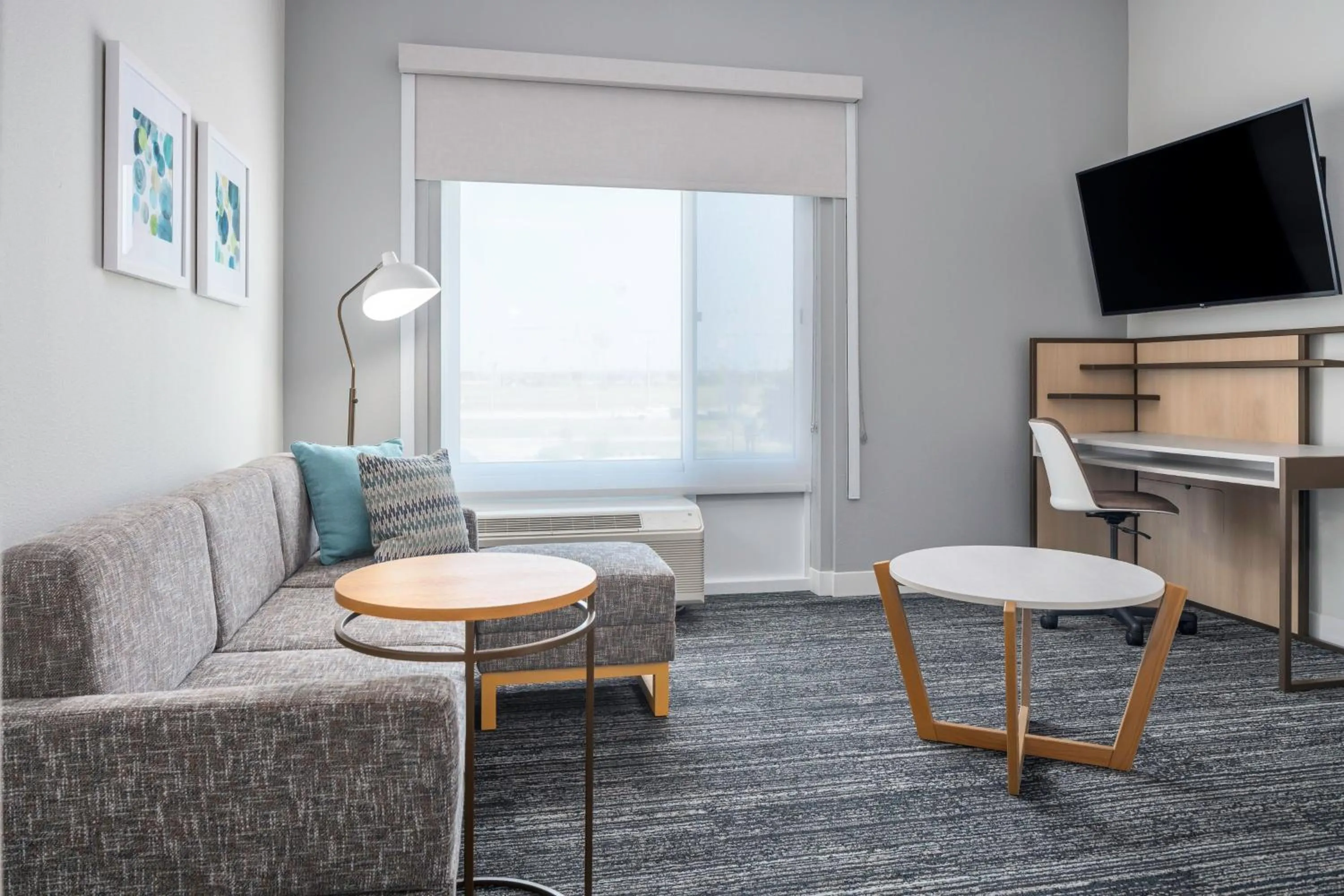 Living room in TownePlace Suites by Marriott San Antonio Universal City, Live Oak