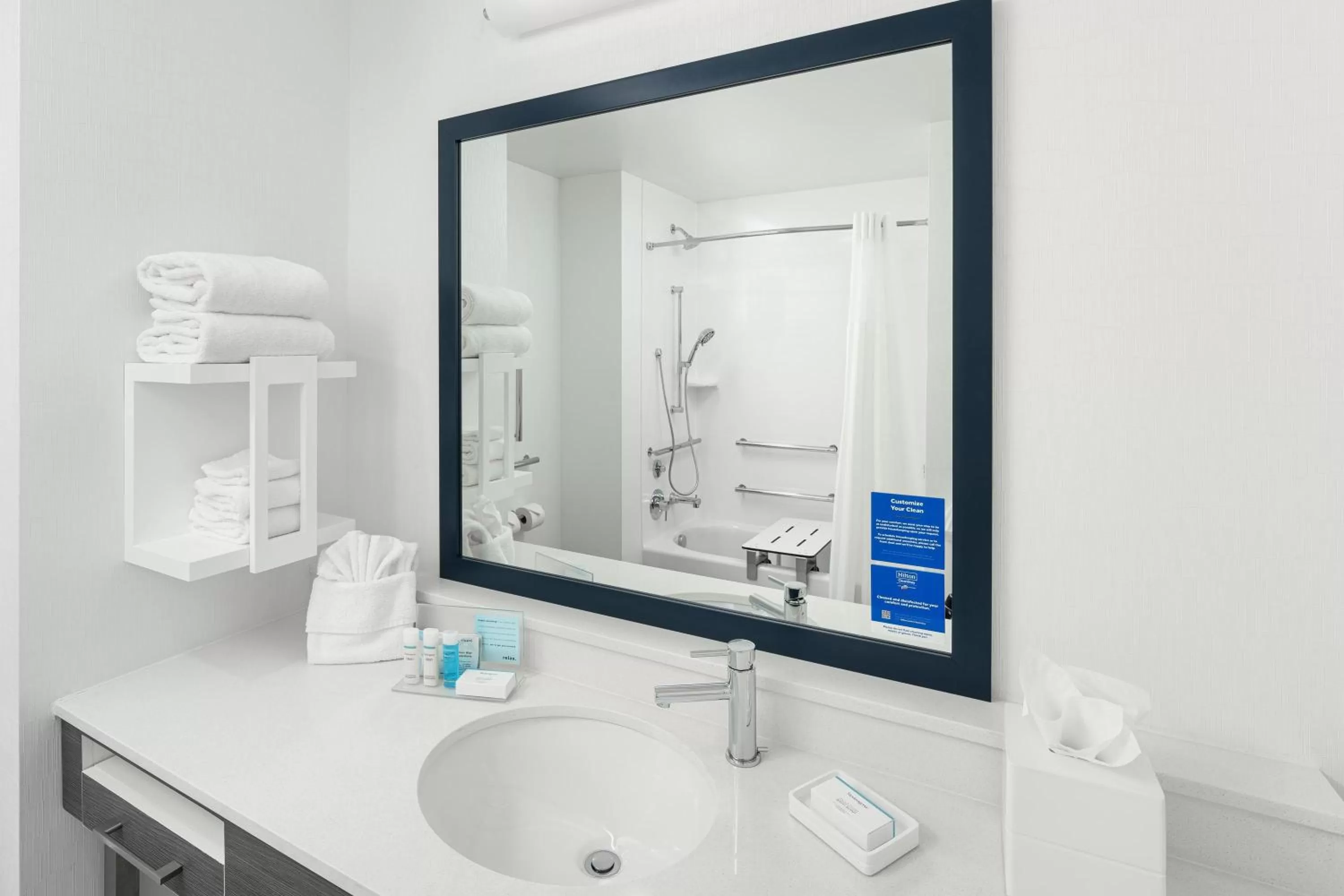 Bathroom in Hampton Inn by Hilton Ashland City, Tn