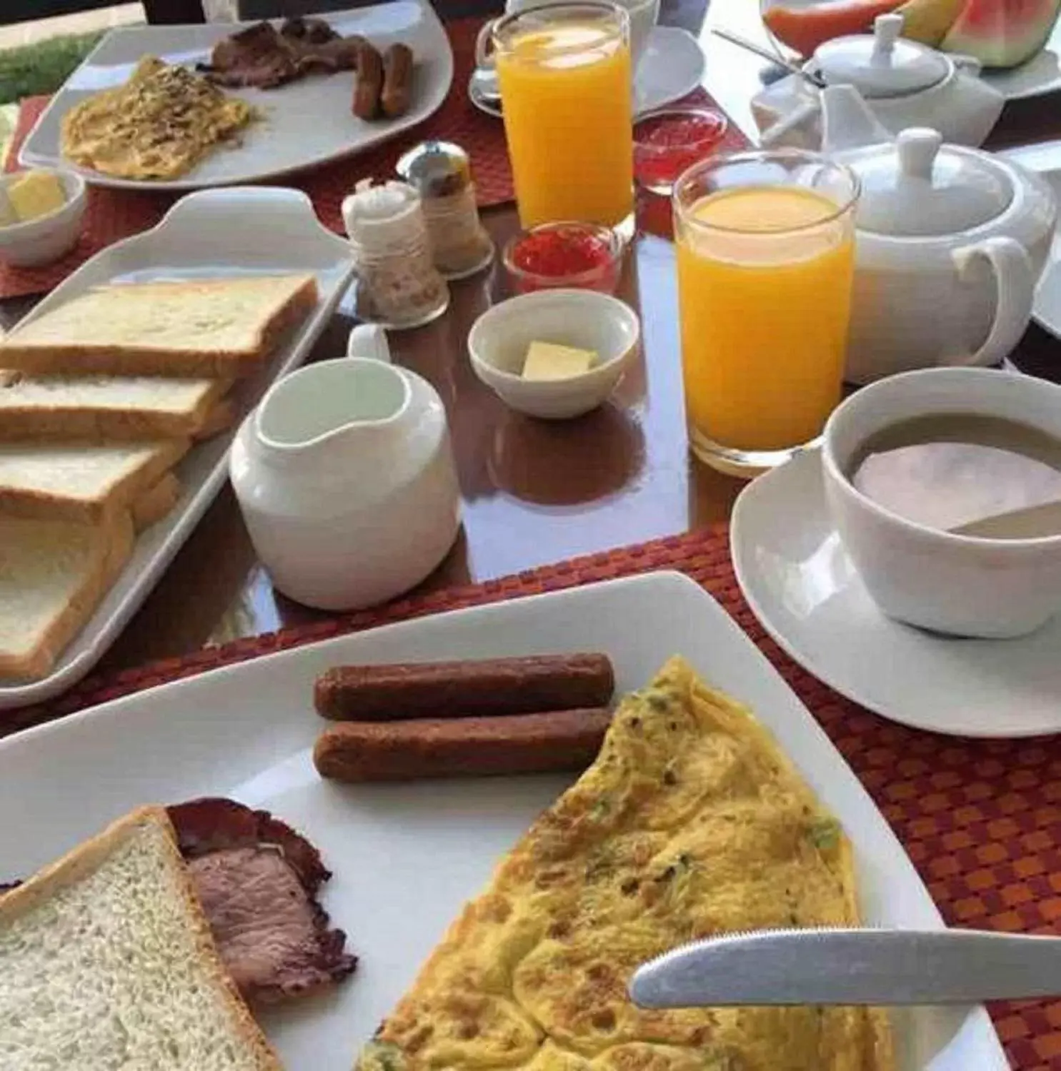 American breakfast in The Suite 262 American breakfast in The Suite 262