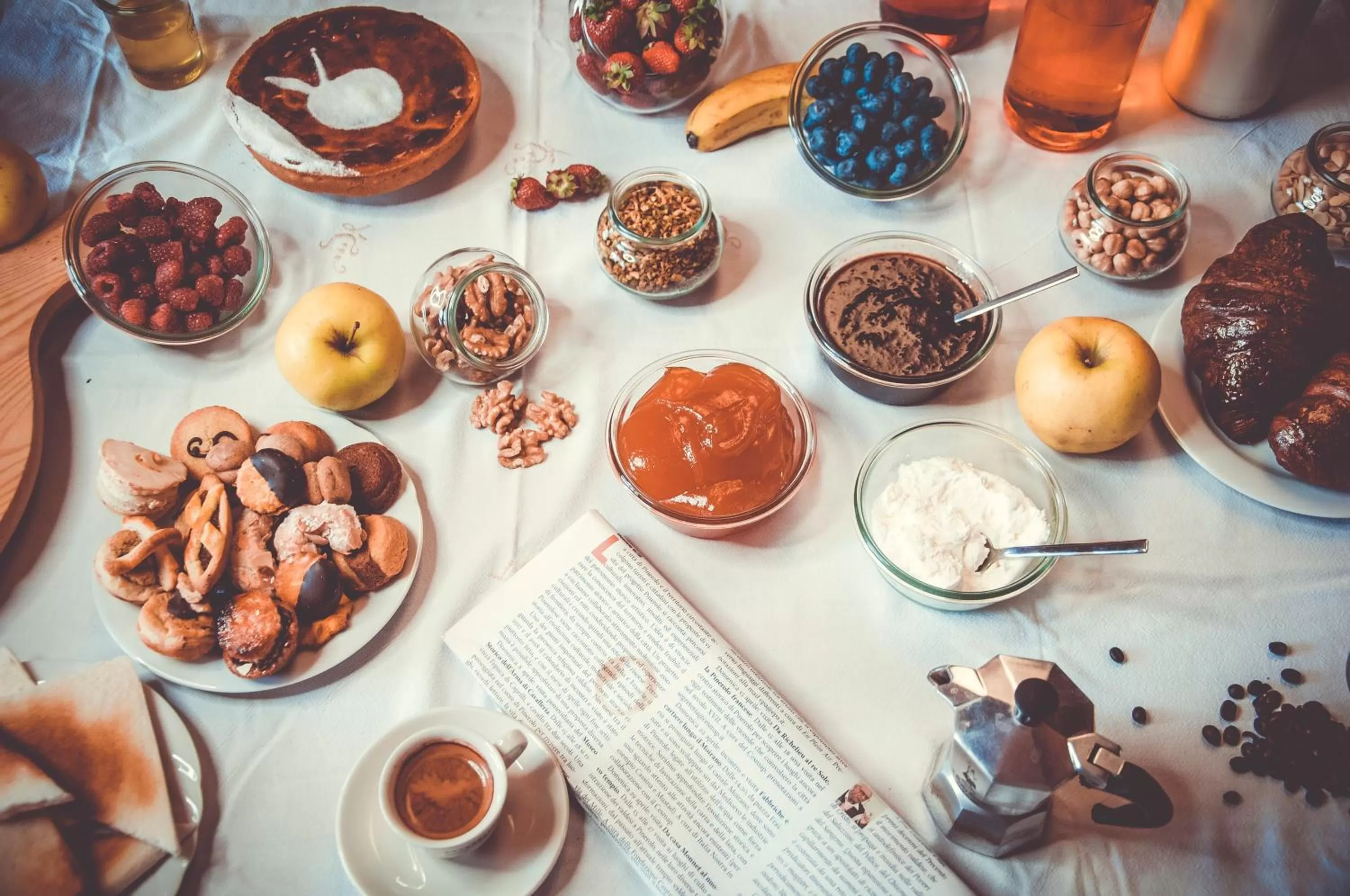 Food and drinks in Amaranto Bed & Breakfast