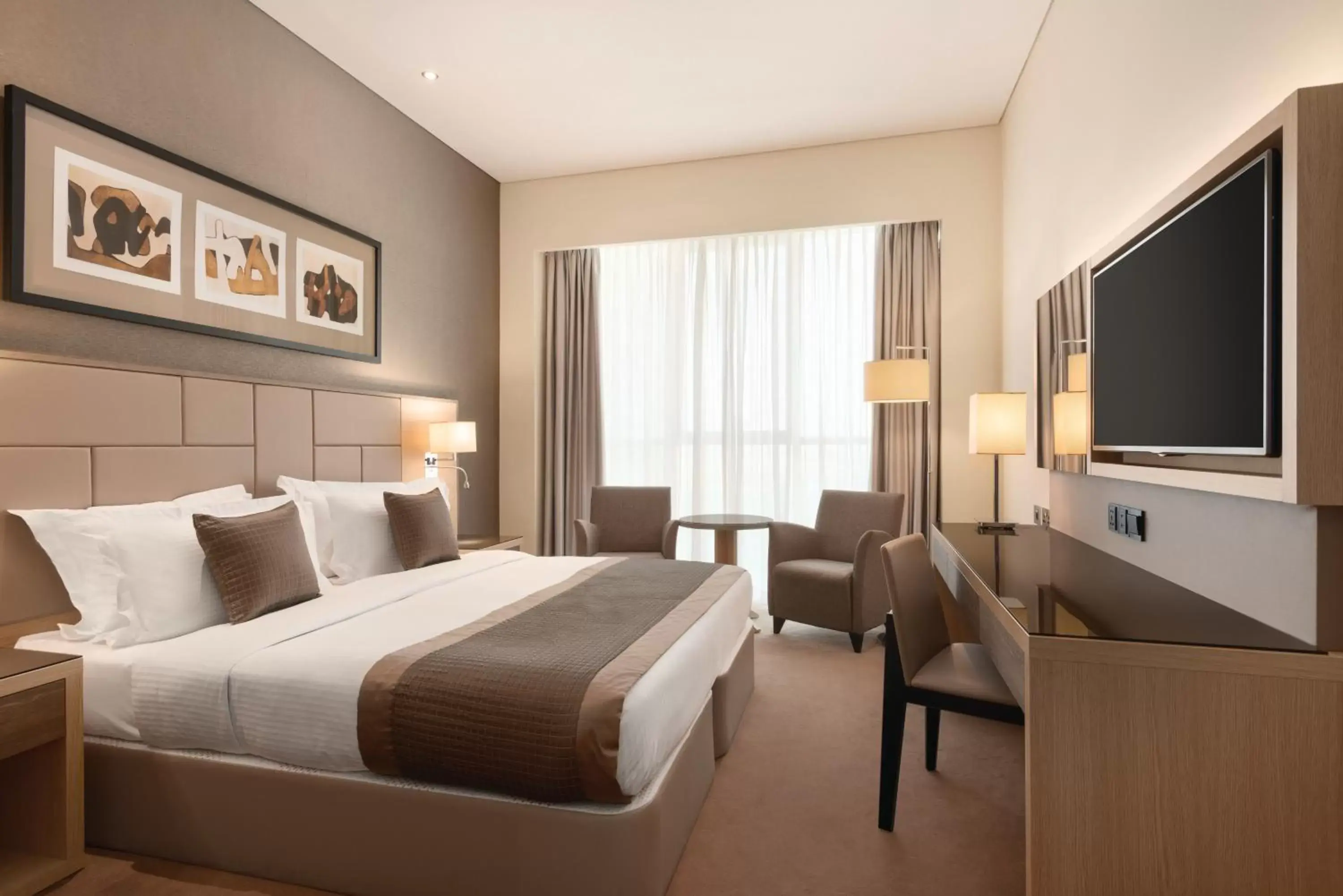 Bedroom in TRYP by Wyndham Abu Dhabi City Center