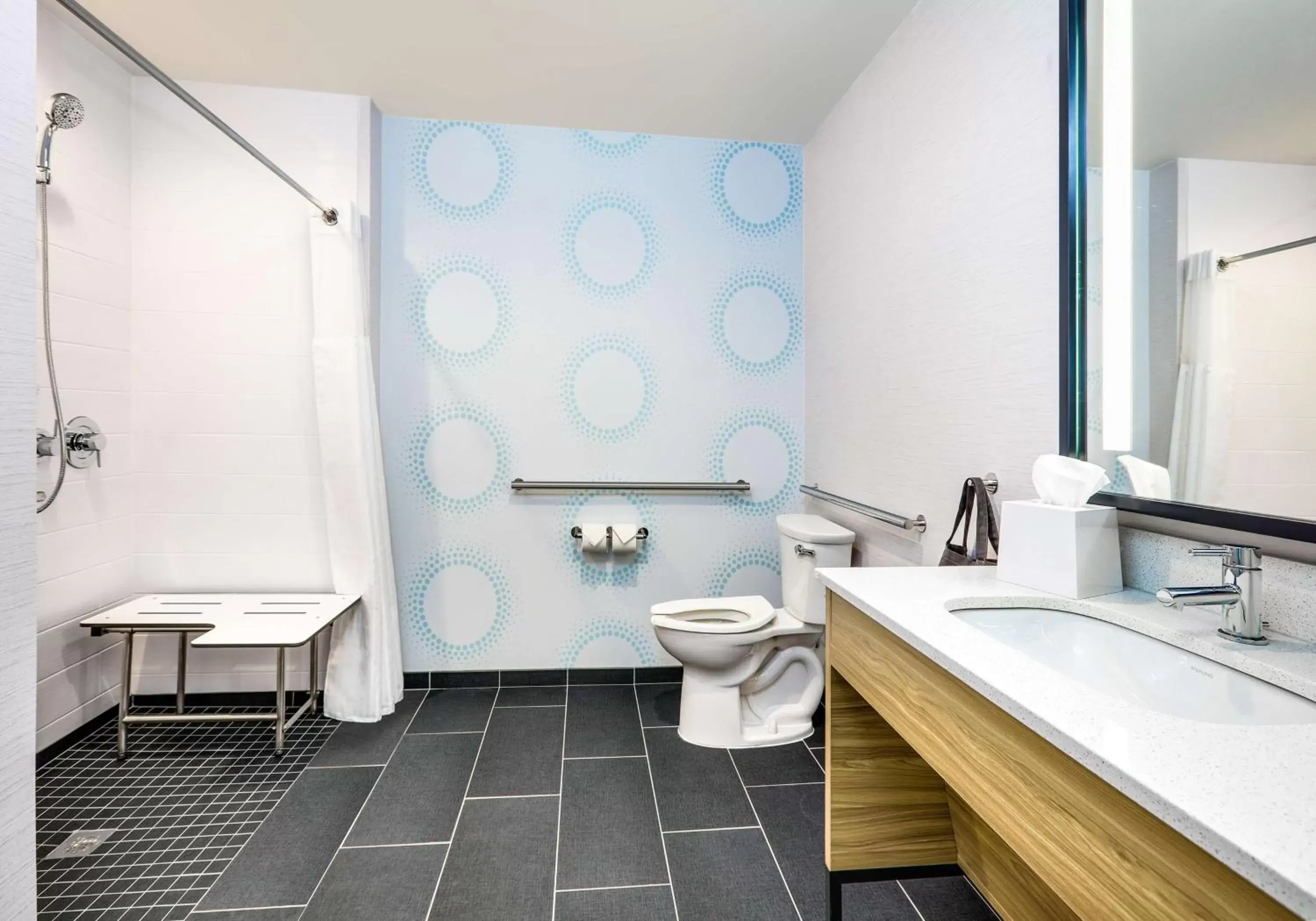 Bathroom in Tru By Hilton Euless Dfw West, Tx Bathroom in Tru By Hilton Euless Dfw West, Tx