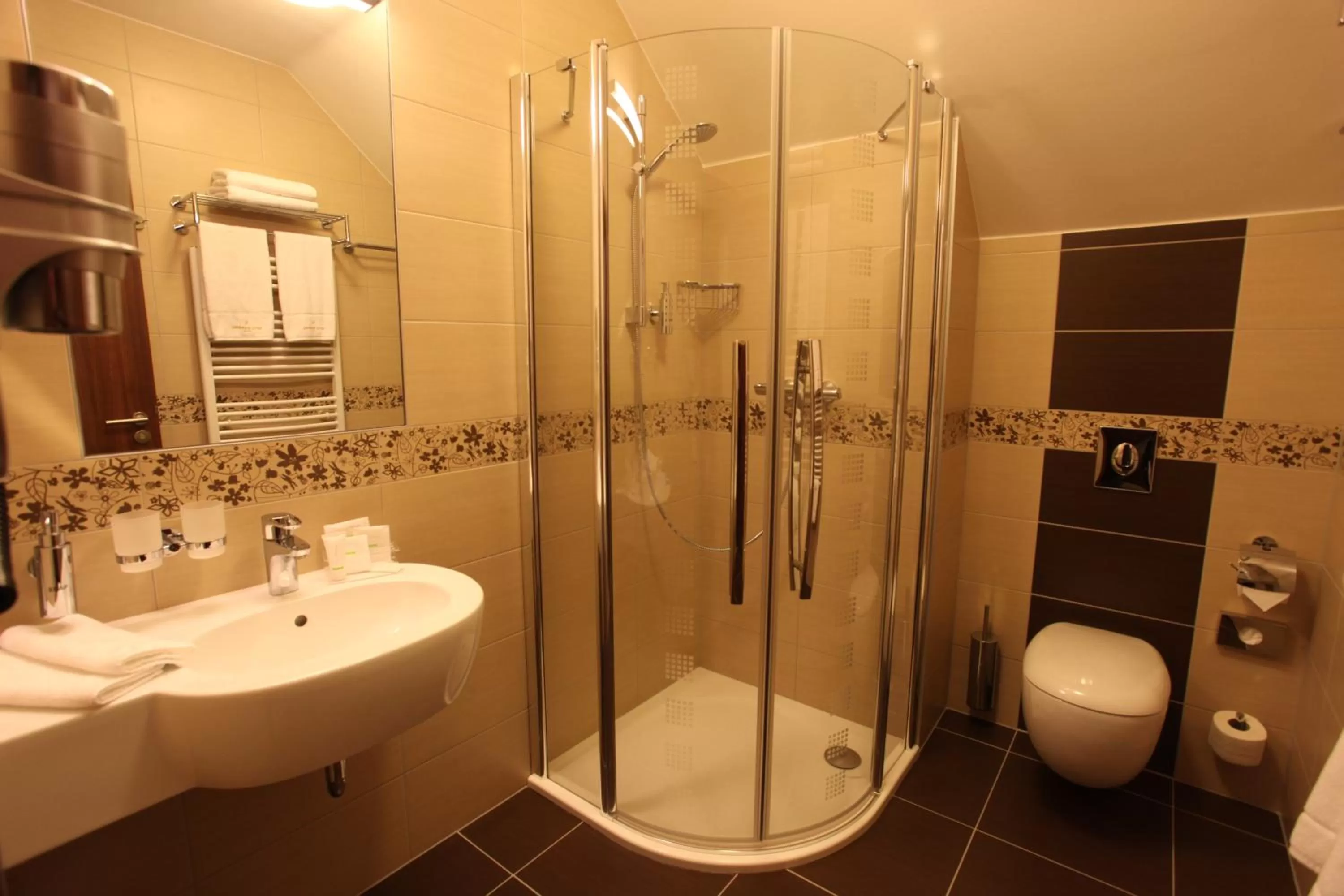 Bathroom in Hotel Sladovna