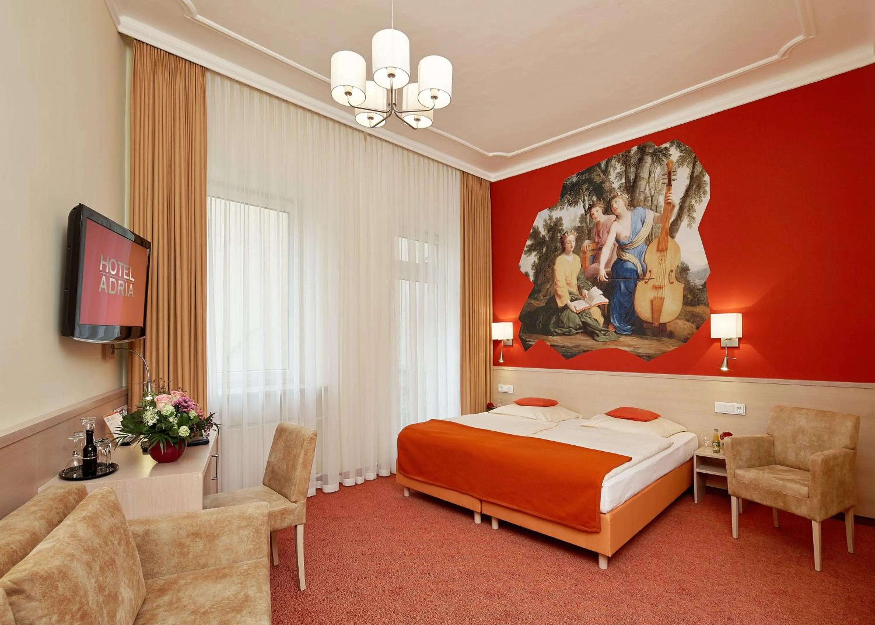 Photo of the whole room, Bed in Hotel ADRIA München