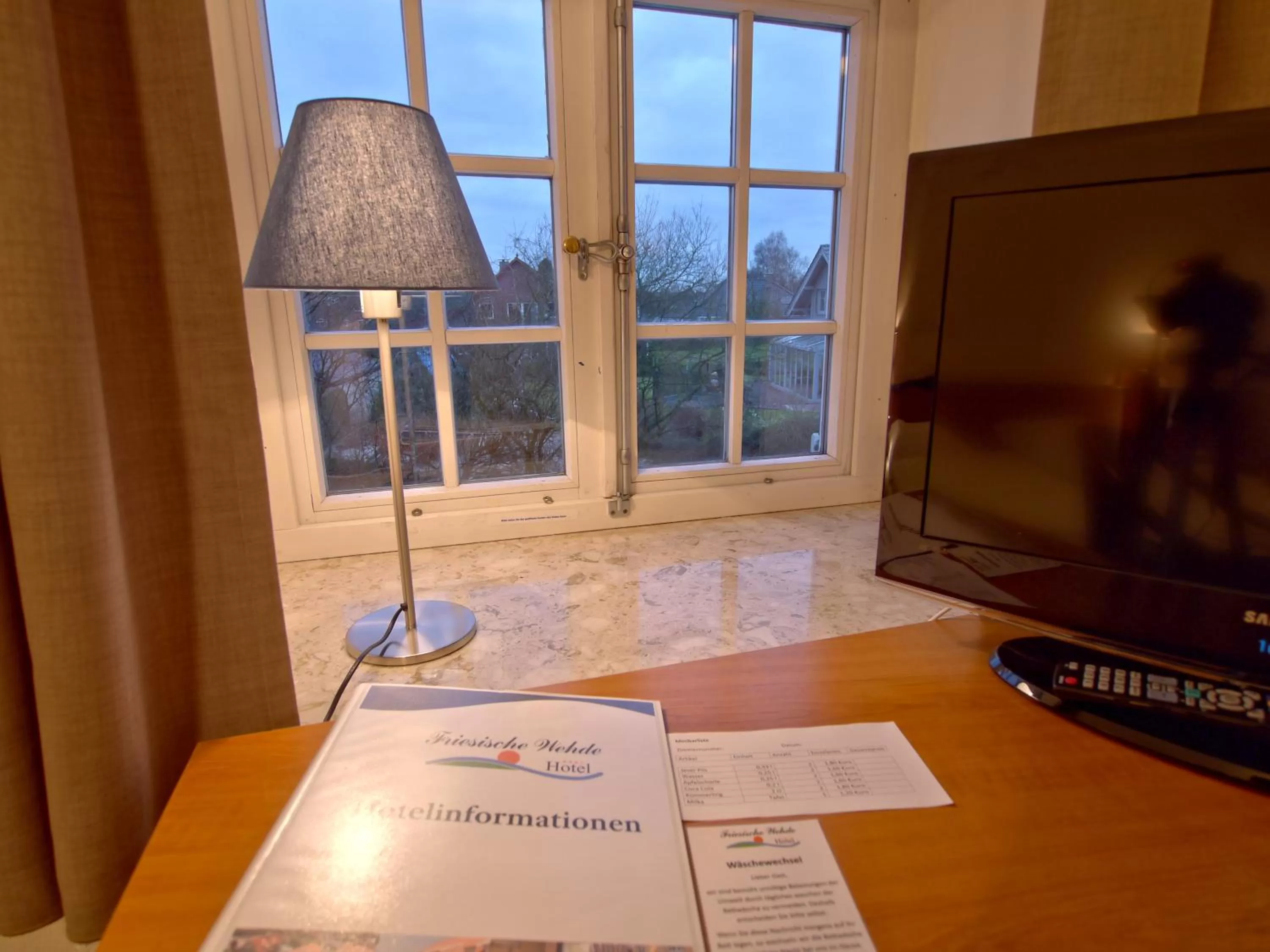 Seating area in Hotel Friesische Wehde