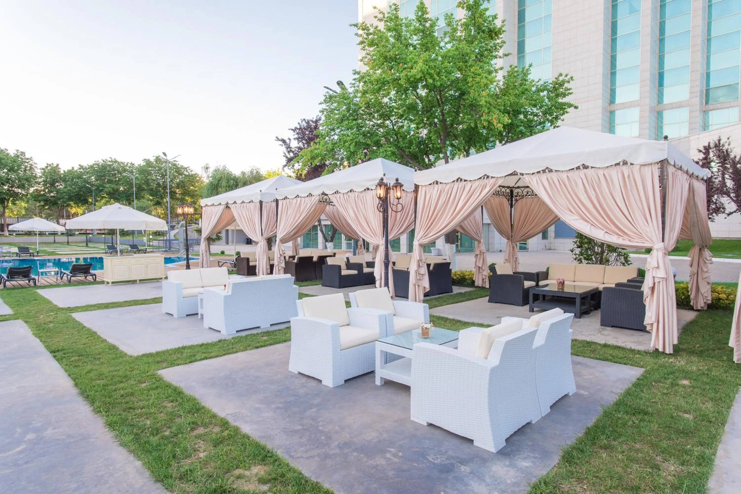 Garden in City Palace Hotel Tashkent