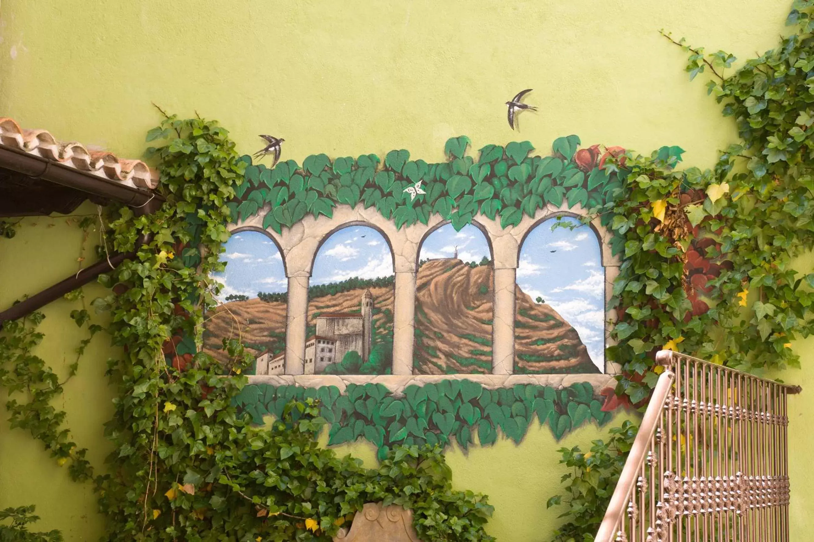 Balcony/Terrace, Pool View in Hotel Palacio del Obispo