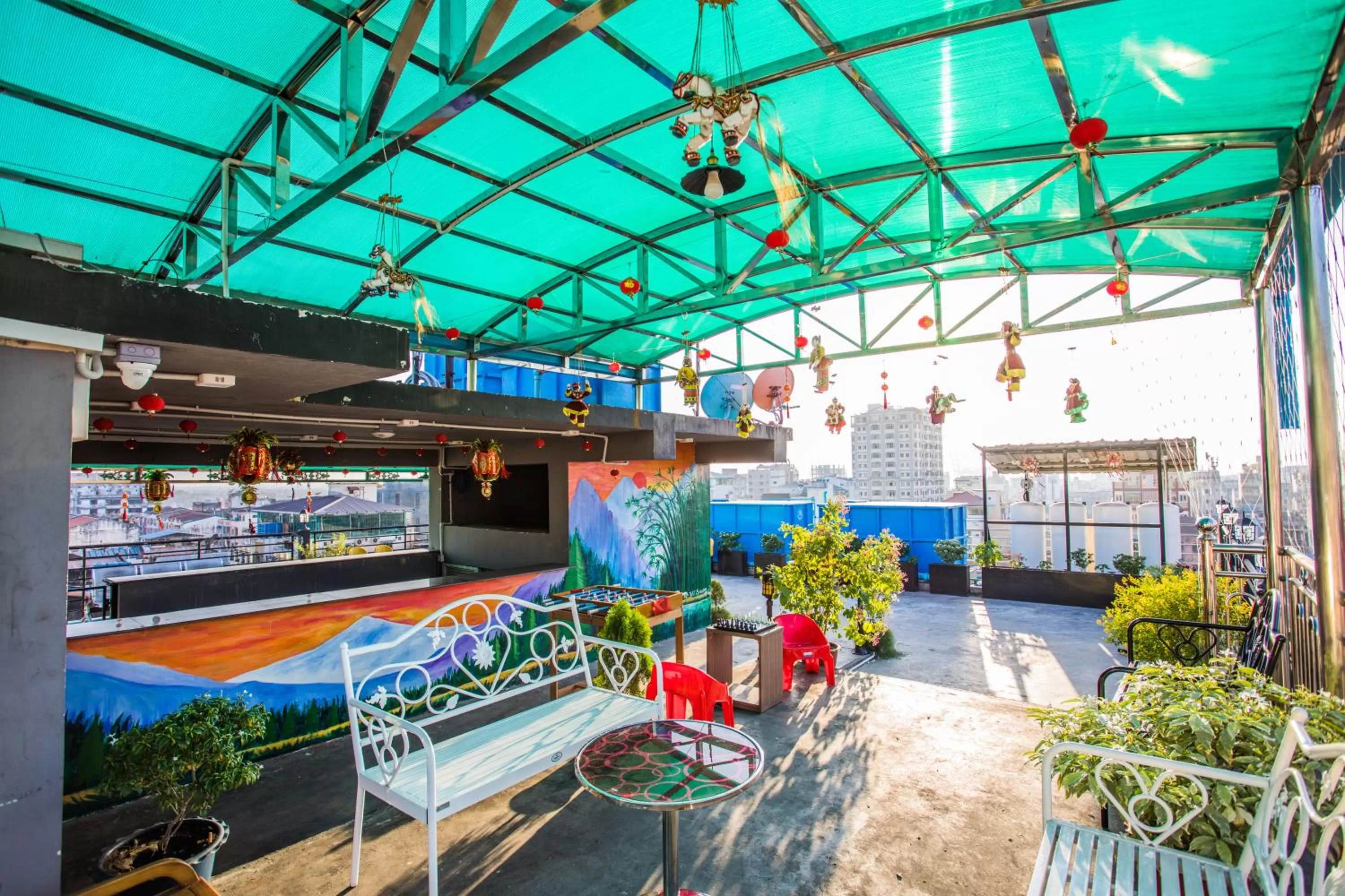Balcony/Terrace in Golden Gate China Town Hotel