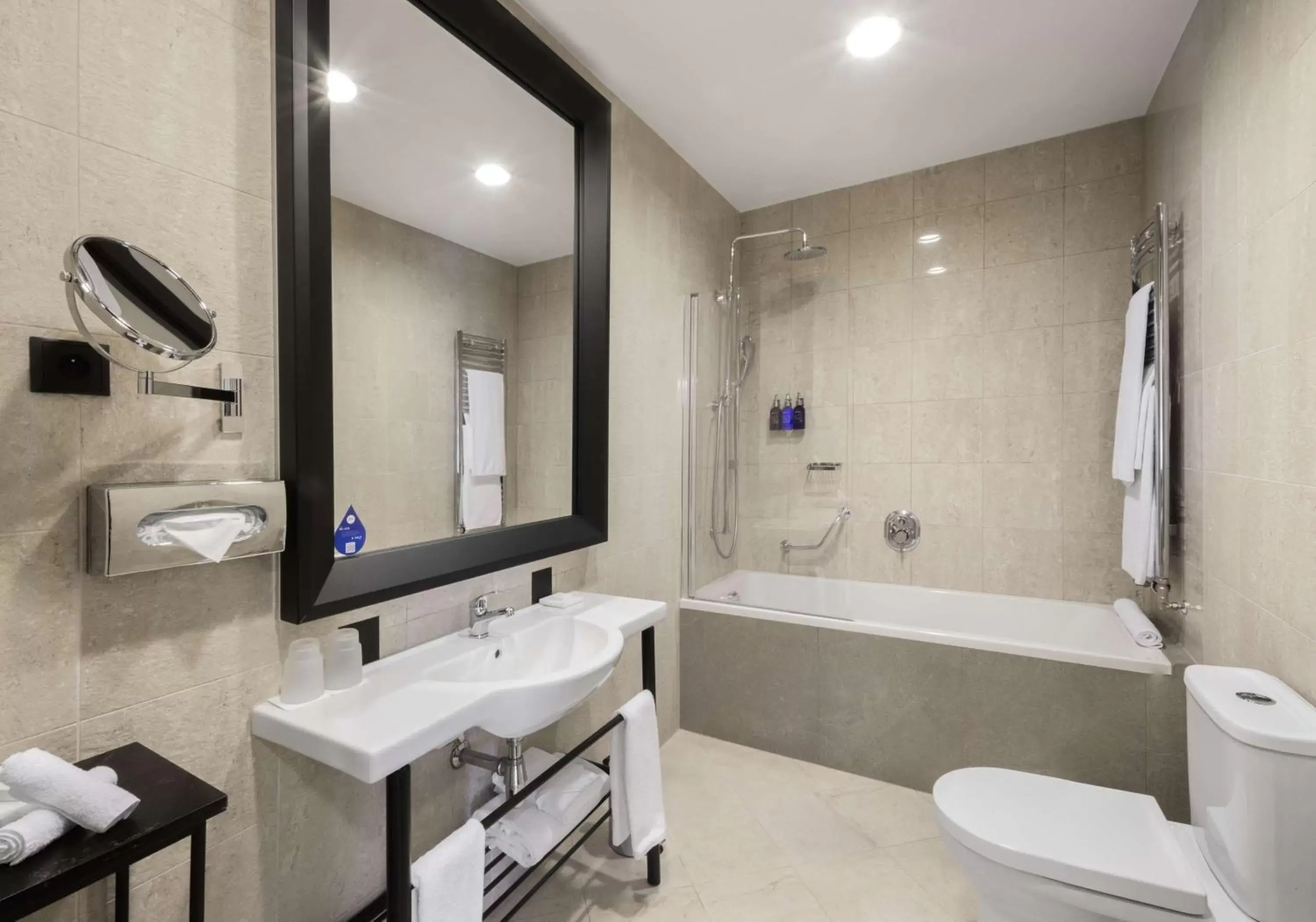 Bathroom in Radisson Blu Hotel Prague